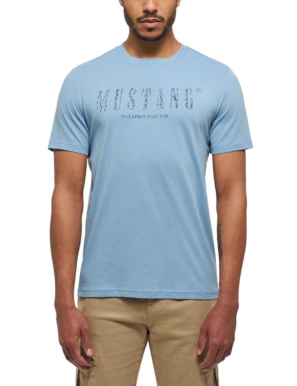 MUSTANG Kurzarmshirt »Print-Shirt« online OTTO bei shoppen
