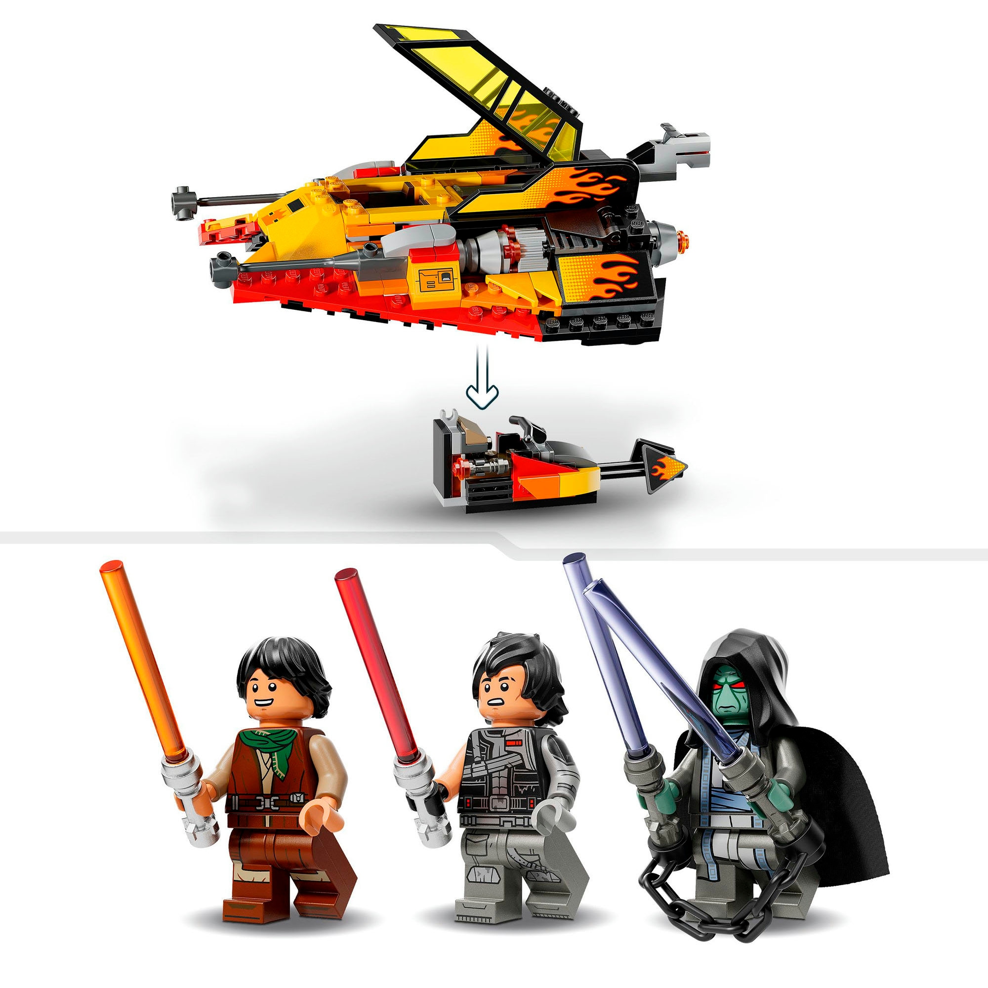 LEGO® Konstruktionsspielsteine »The Force Burner Snowspeeder (75414), LEGO Star Wars™«, (349 St.), Made in Europe