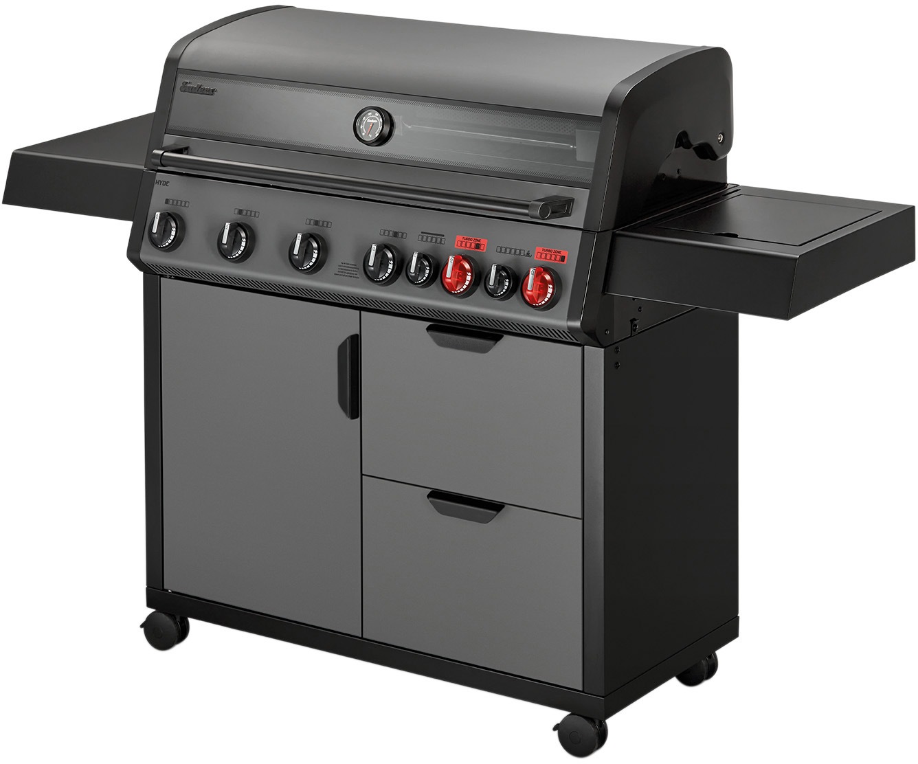 Enders® Gasgrill »HYDE 6 SIKR Turbo«, erreicht turboschnell extrahohe Temperaturen für scharfes Anbraten