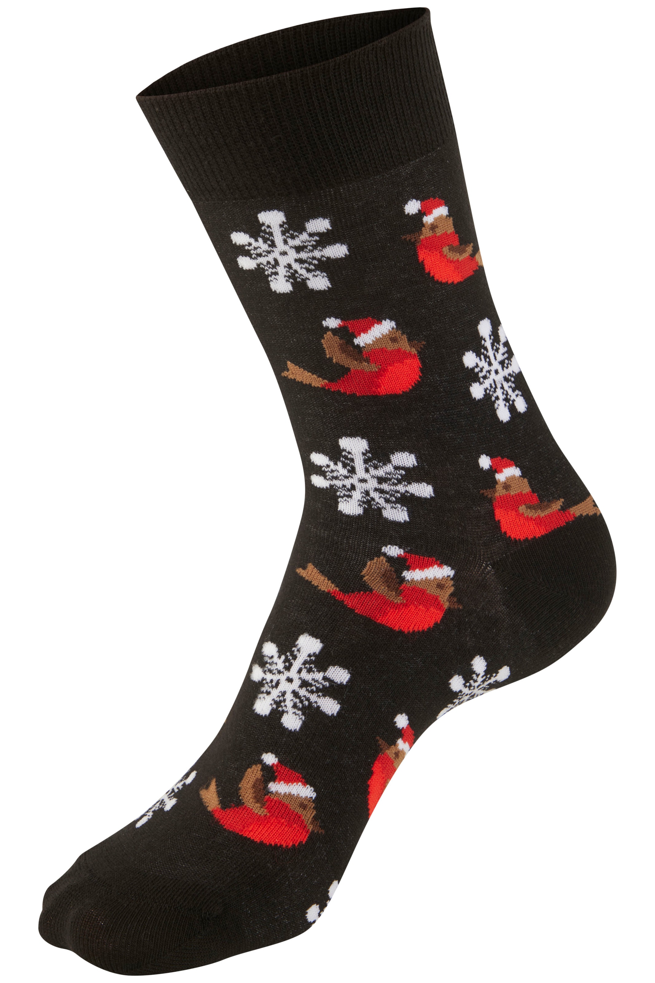 H.I.S Basicsocken Packung, 3 Paar tlg. mit lustigen Weihnachtsmotiven