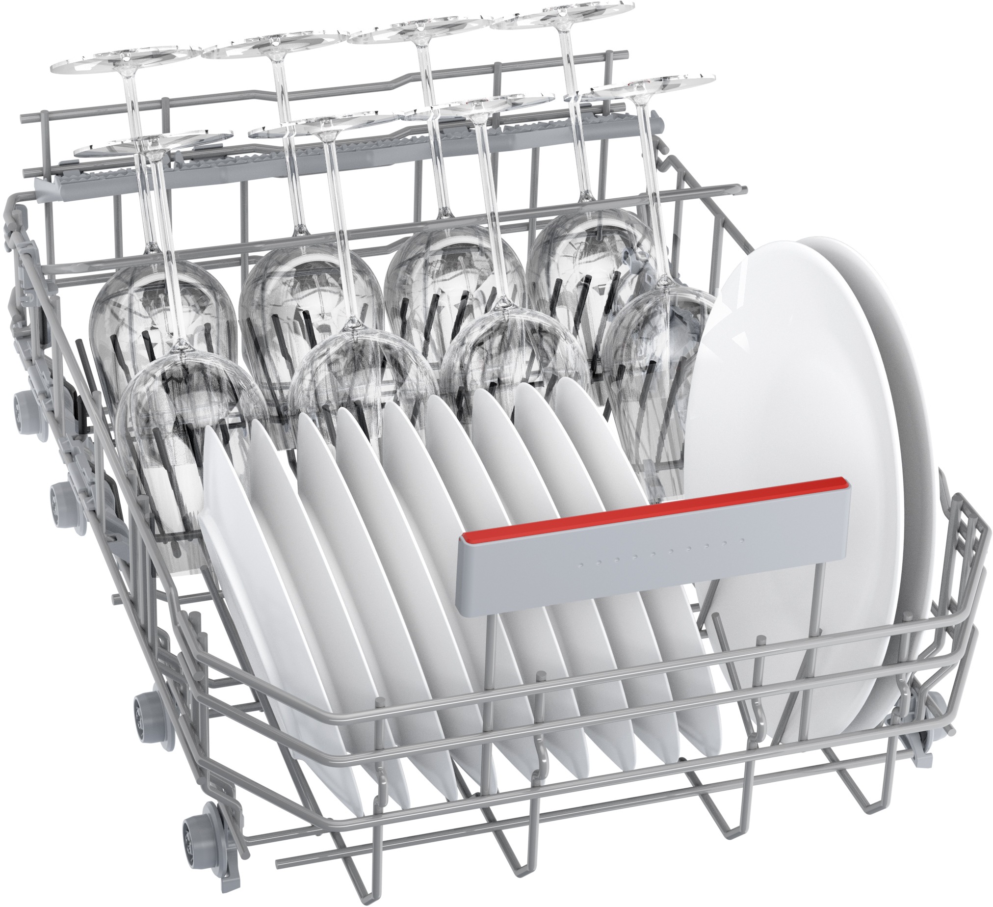 BOSCH vollintegrierbarer Geschirrspüler Serie 4 »SPV4HMX13E« 10 tlg. Maßgedecke Flexibles Beladen und Extra Dry für gründliches Trocknen