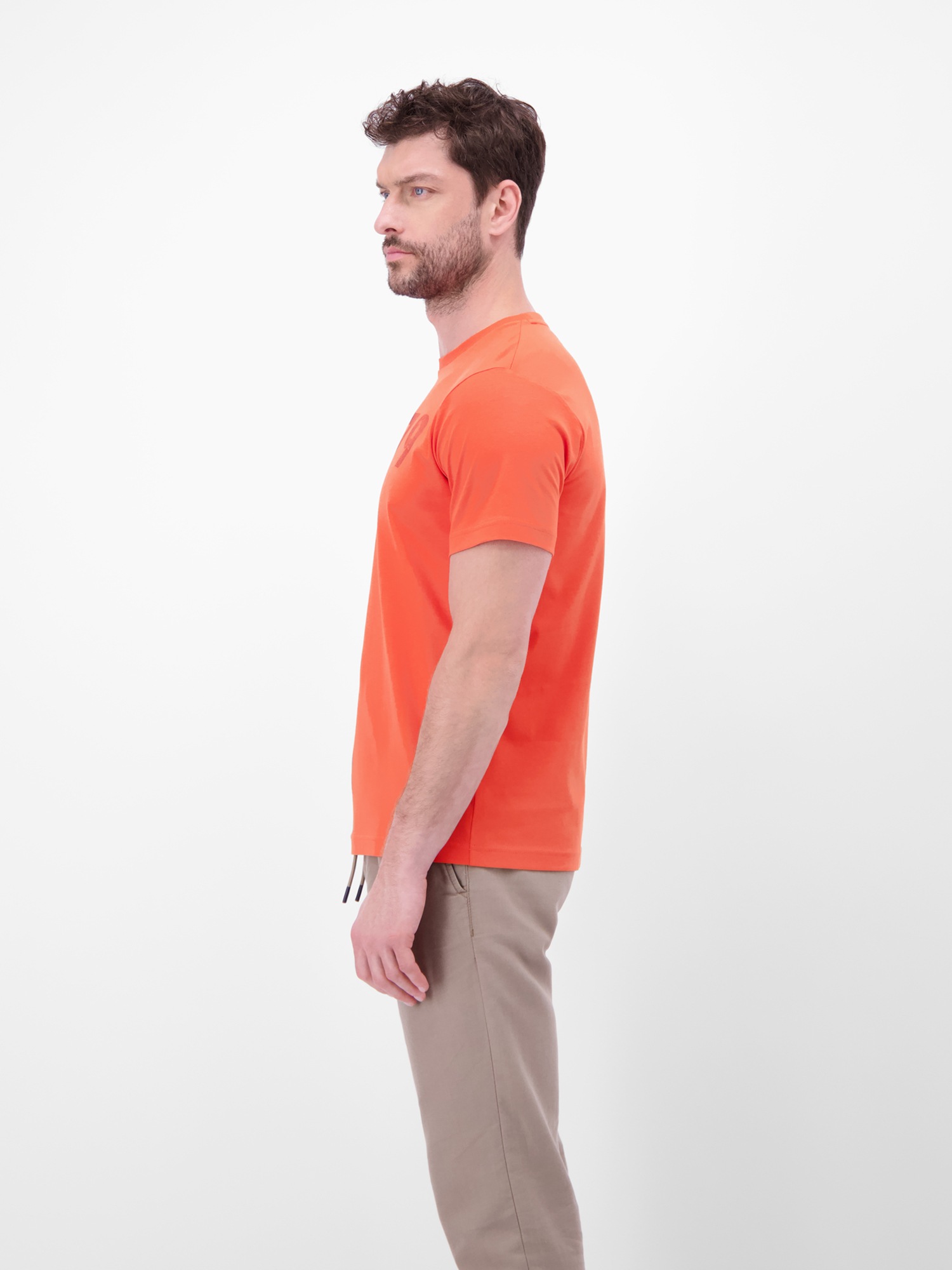 LERROS T-Shirt »T-Shirt aus Baumwolle mit Brustprint«