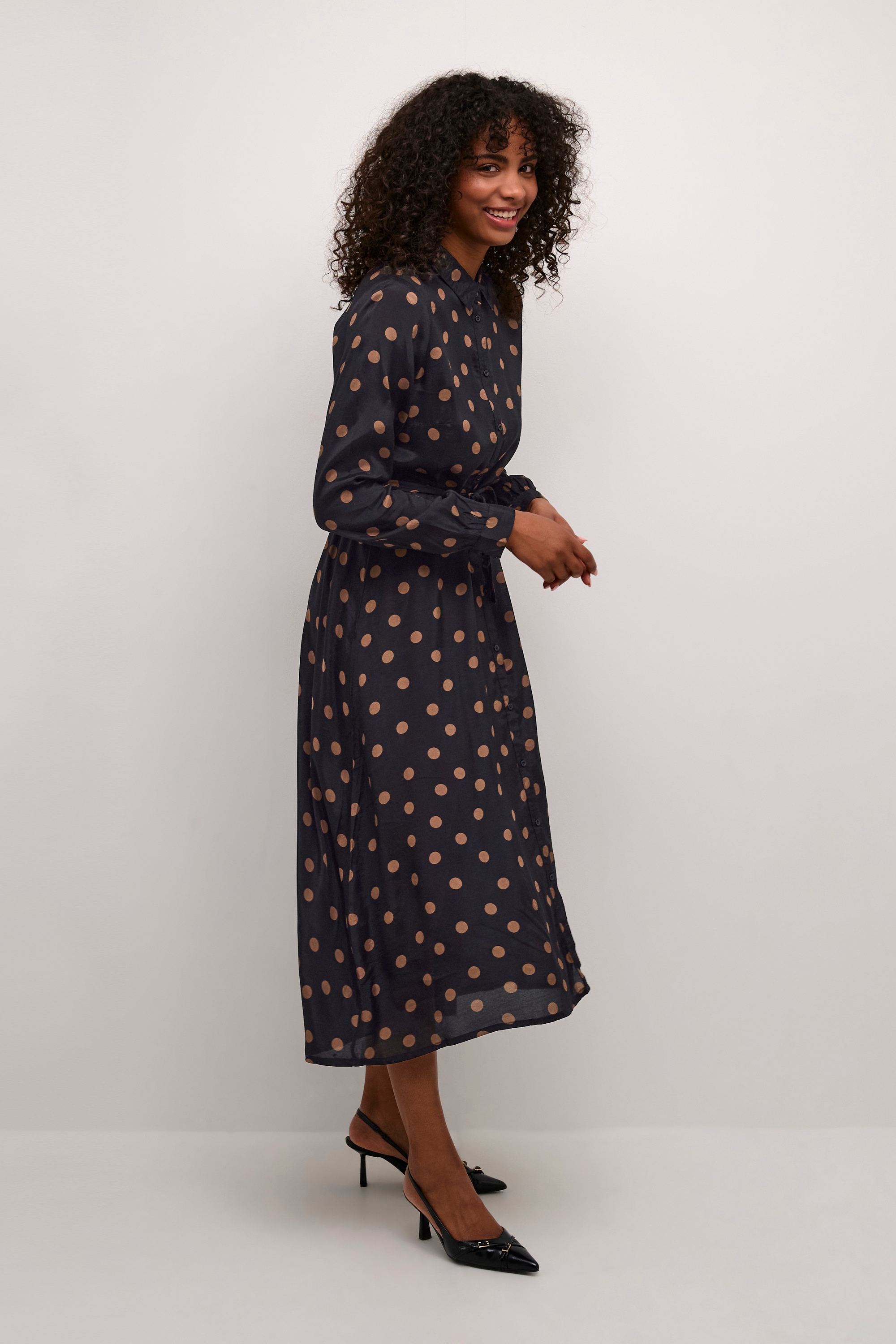 KAFFE Midikleid »Kleid KAoline«