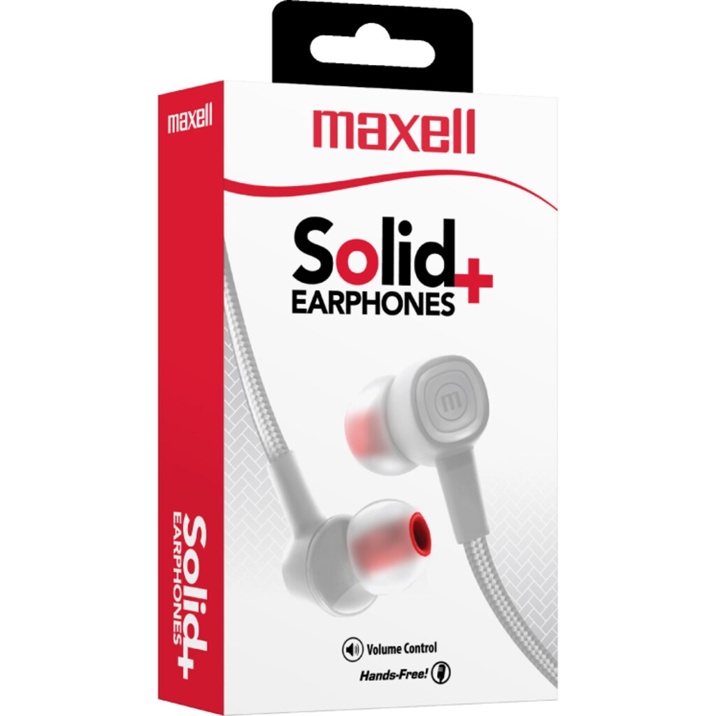 Maxell In-Ear-Kopfhörer »35M348344«, Freisprechfunktion-integrierte Steuerung für Anrufe und Musik