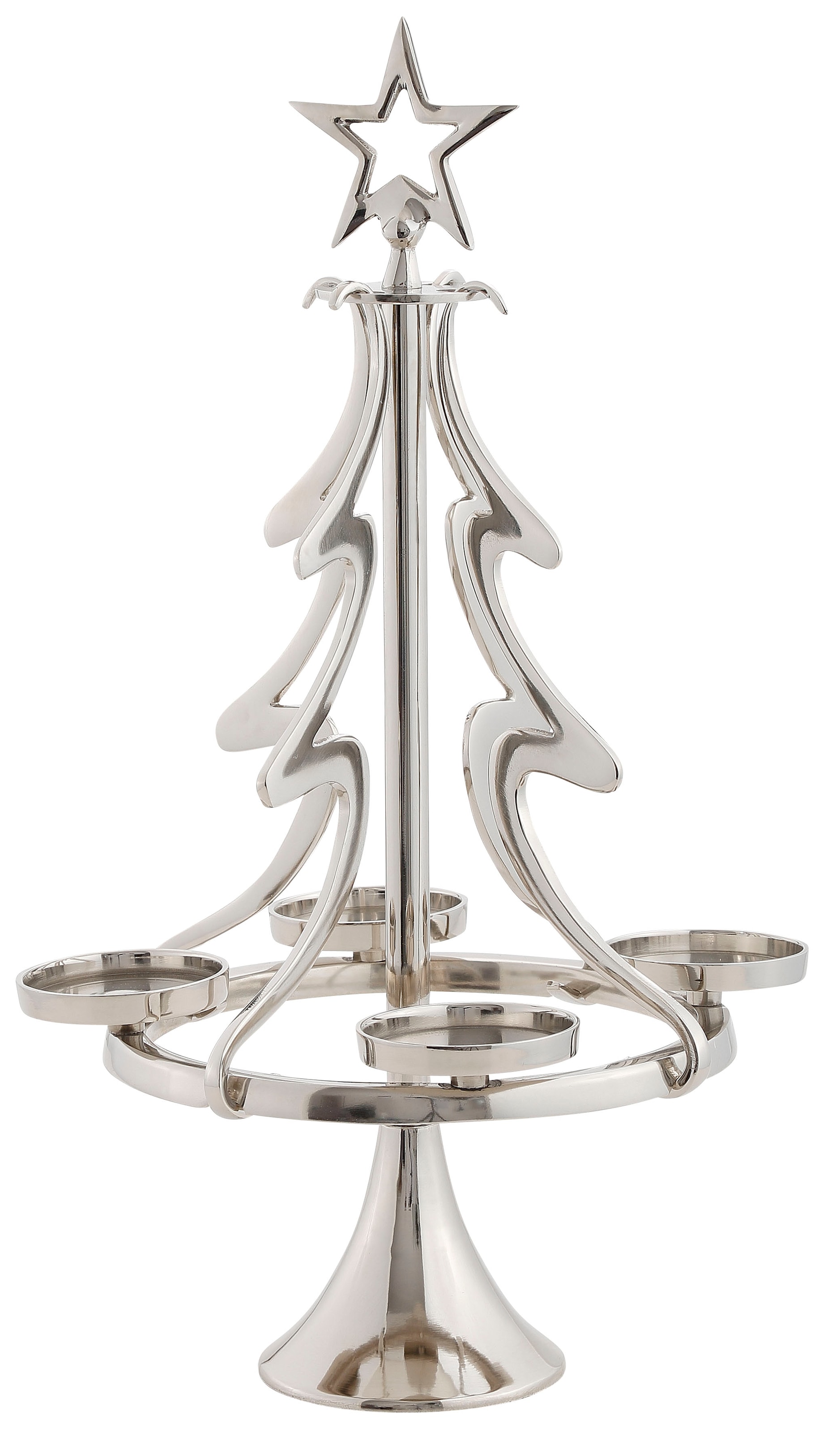 Kerzenhalter aus Adventsleuchter »Jason, besonderen Weihnachtsdeko«, Aluminium St.), kaufen OTTO (1 home my Tannenbaum Design, im bei