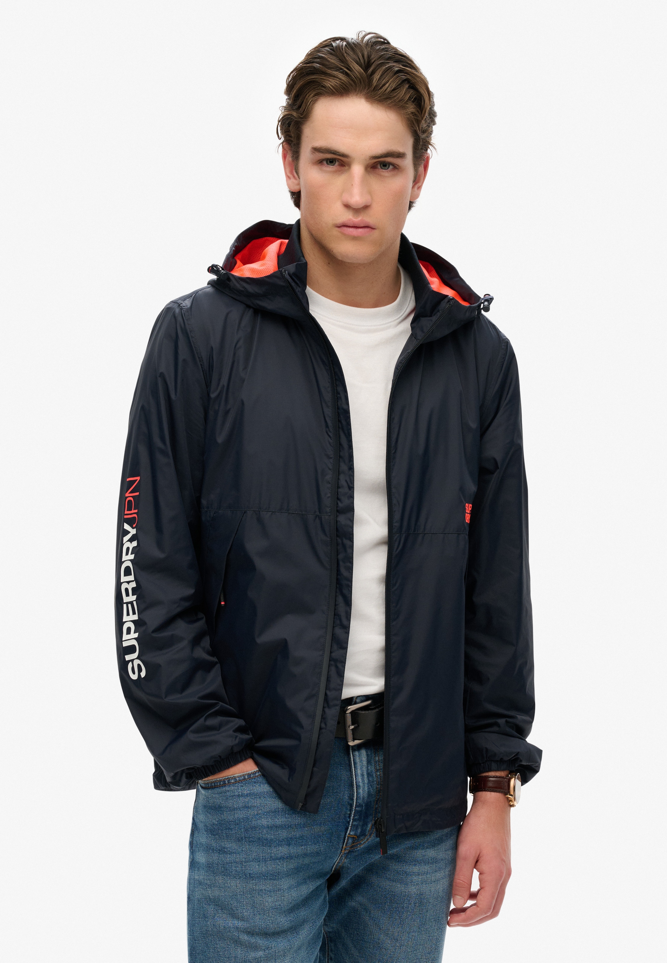 Superdry Outdoorjacke »HOODED LOGO WINDBREAKER JACKET«