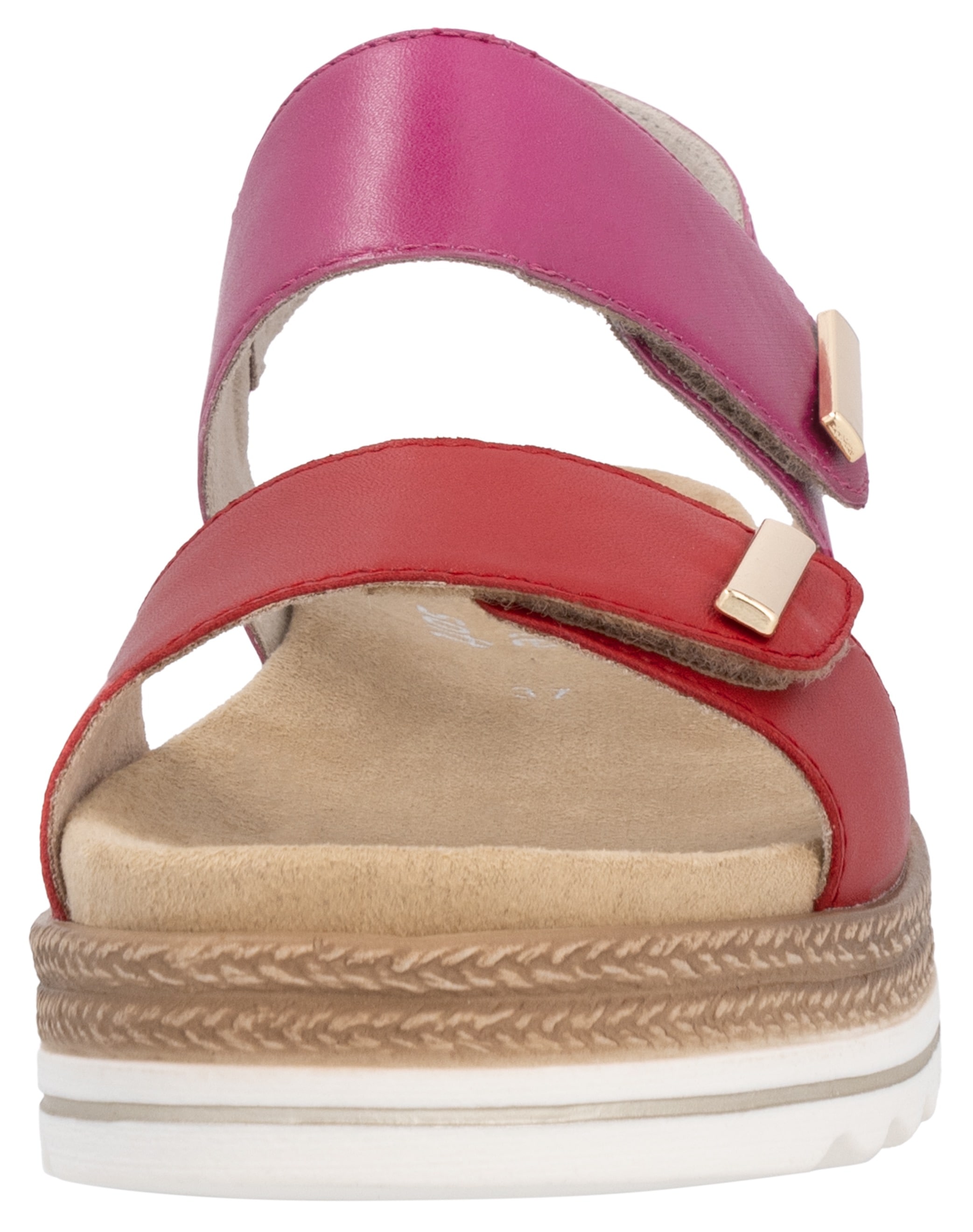 Remonte Keilsandalette, Riemchensandale, Bequemschuh mit Schmuckelementen