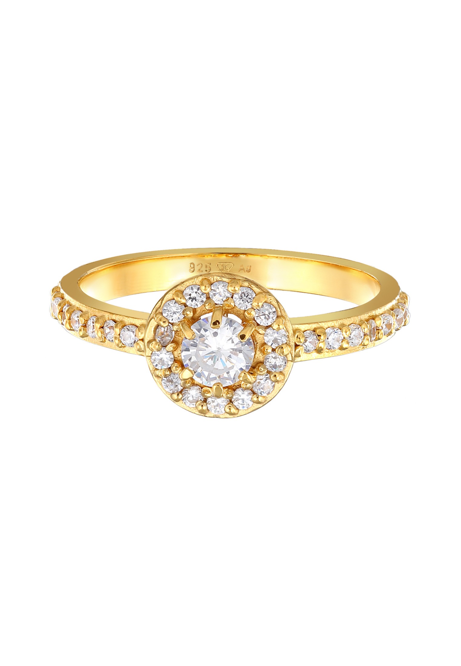 Elli Verlobungsring »Ring Zirkonia Klassik Verlobung 925 Silber«