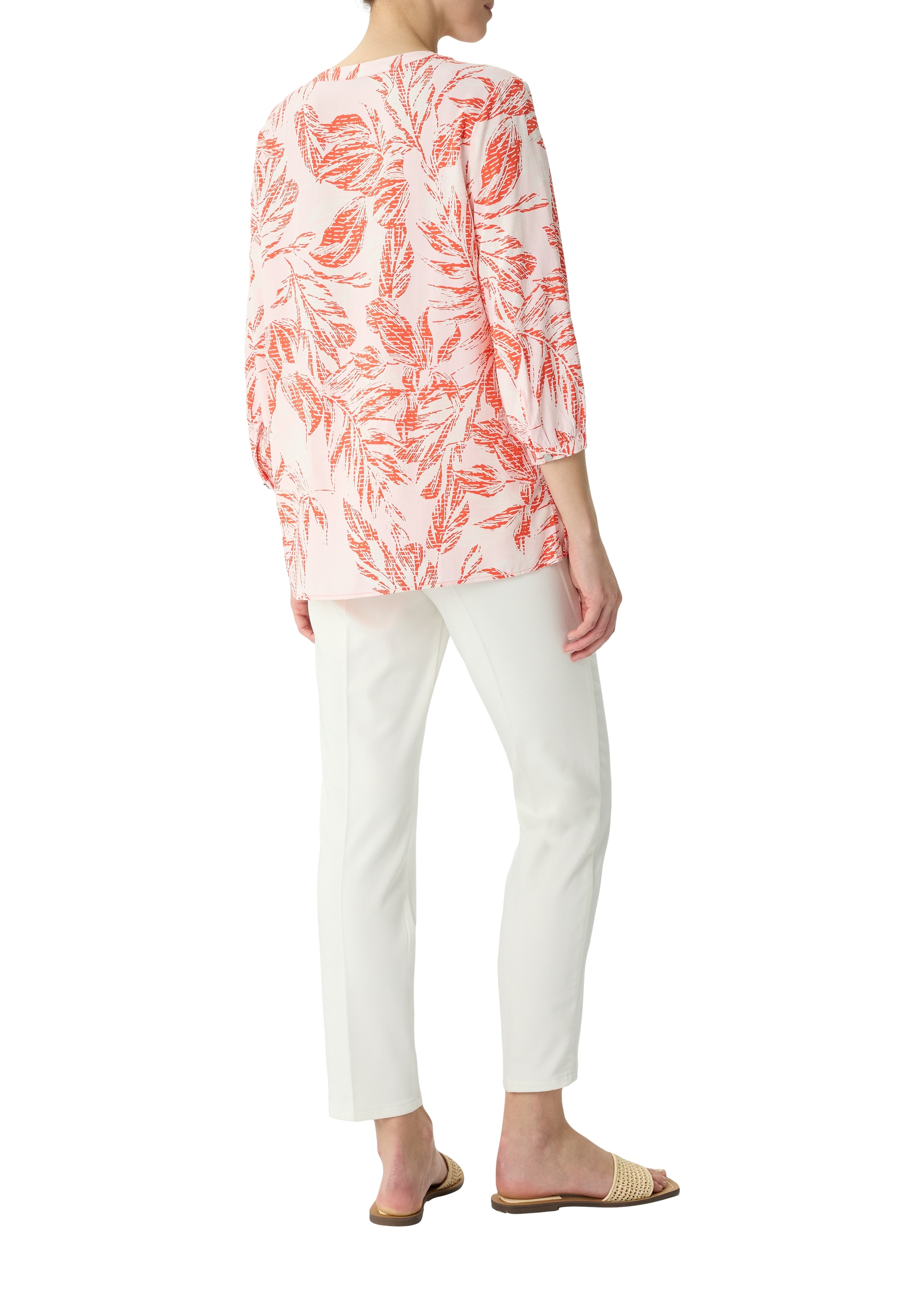 Comma Druckbluse, 3/4 -Arm mit floralem Muster