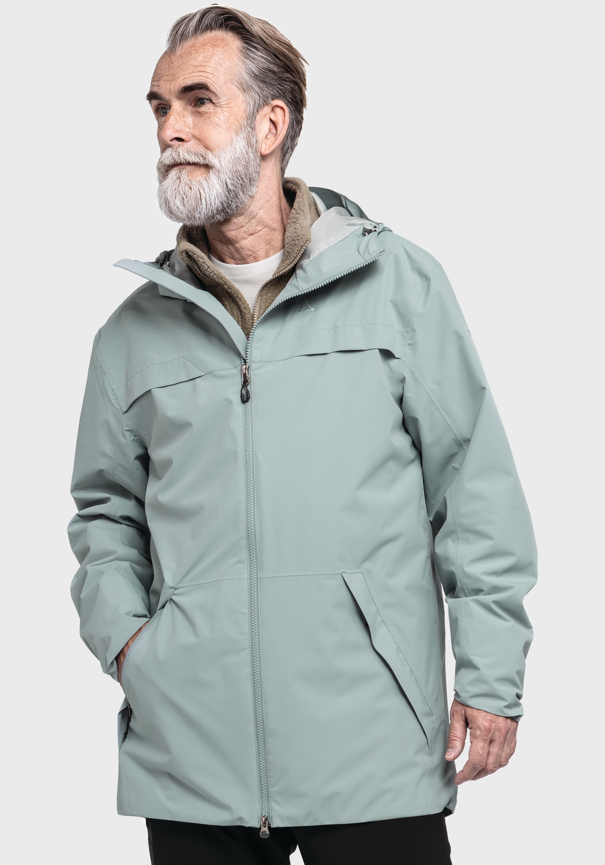 Schöffel Langjacke »Urban Parka Style Bohorok MNS«, mit Kapuze