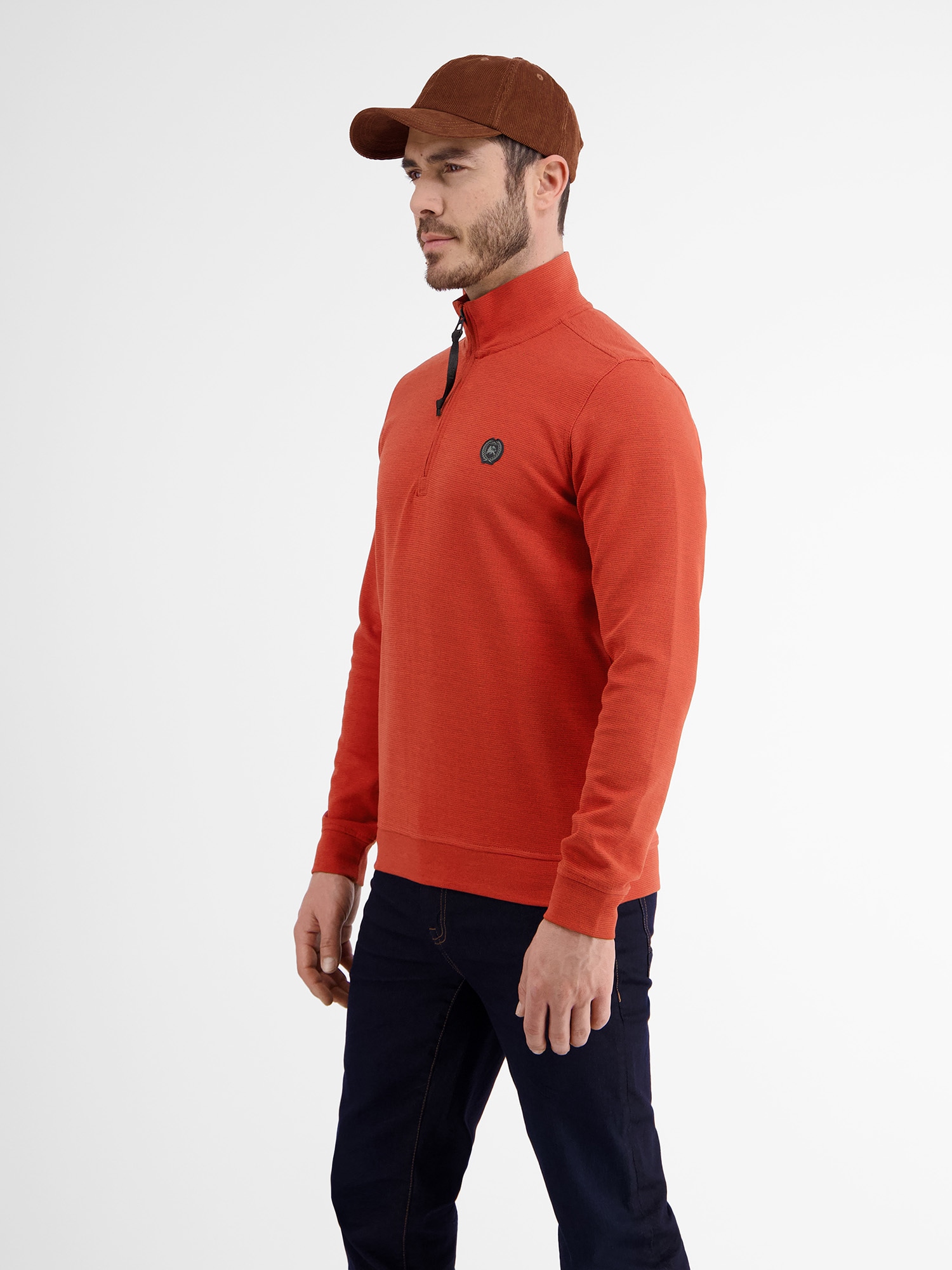 LERROS Sweatjacke »LERROS Sweat-Troyer in Strukturqualität«