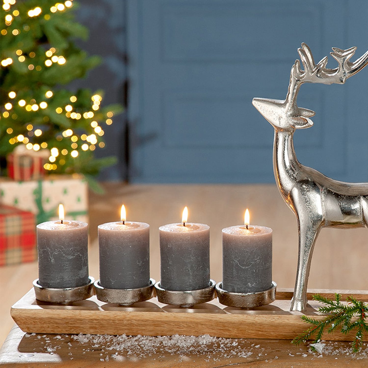 GILDE Kerzenständer »Adventsleuchter 4flm., H.37 cm«, (1 St.)