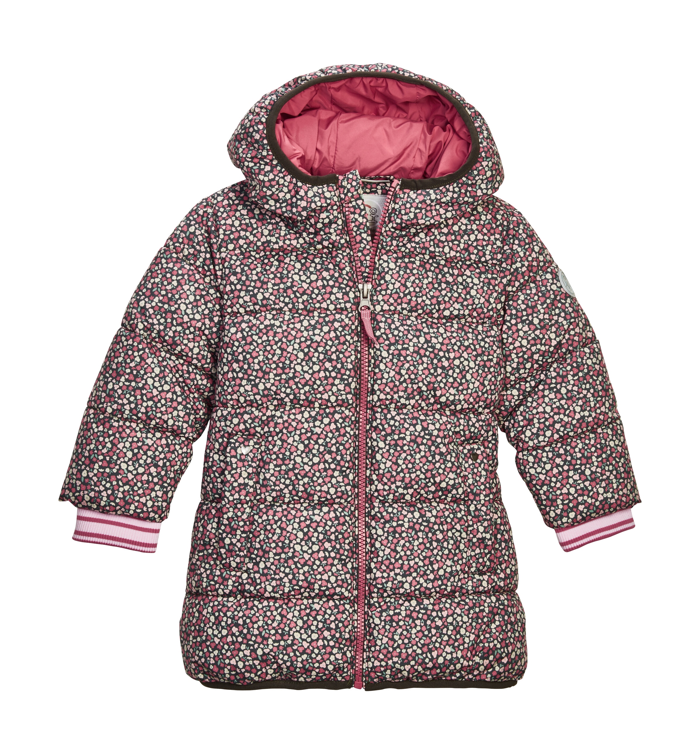 First Instinct By Killtec Parka »FIOW 61 MNS PRK« Winddichter, wasserabweisender Steppmantel mit fröhlichem Print, Größe 86/92