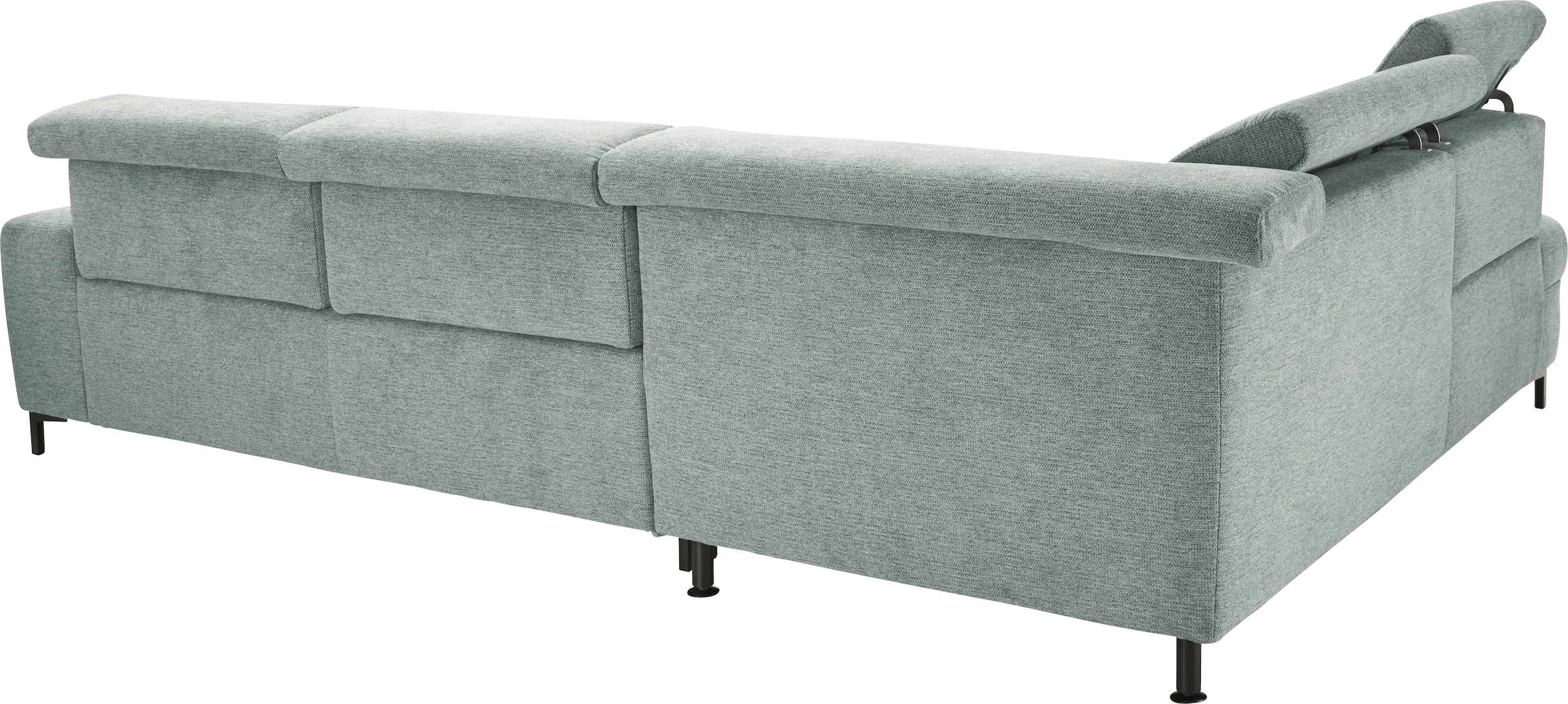 set one by Musterring Ecksofa »SO 3400 Sitzhöhe 47cm oder 49cm, Sitztiefe verstellbar, B/T 317/220 cm«, Kaltschaumpolsterung, Flachgewebe, whlw. mit weiteren Funktionen