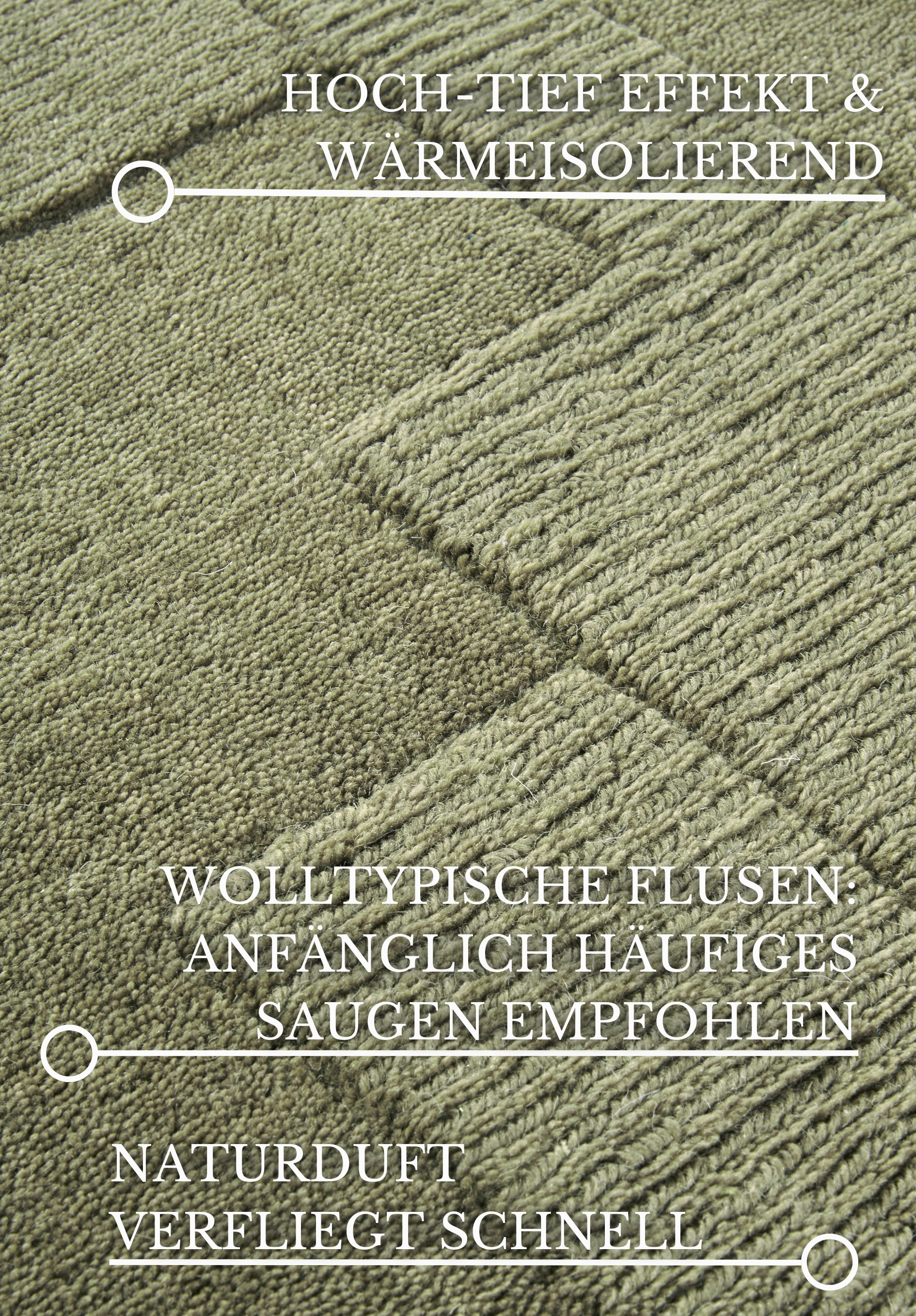Villeroy & Boch Wollteppich »Wilhelmine«, rechteckig, 10 mm Höhe, Läufer, handgewebt, Wolle, Natur, Wohnzimmer, Geometrie, Boho