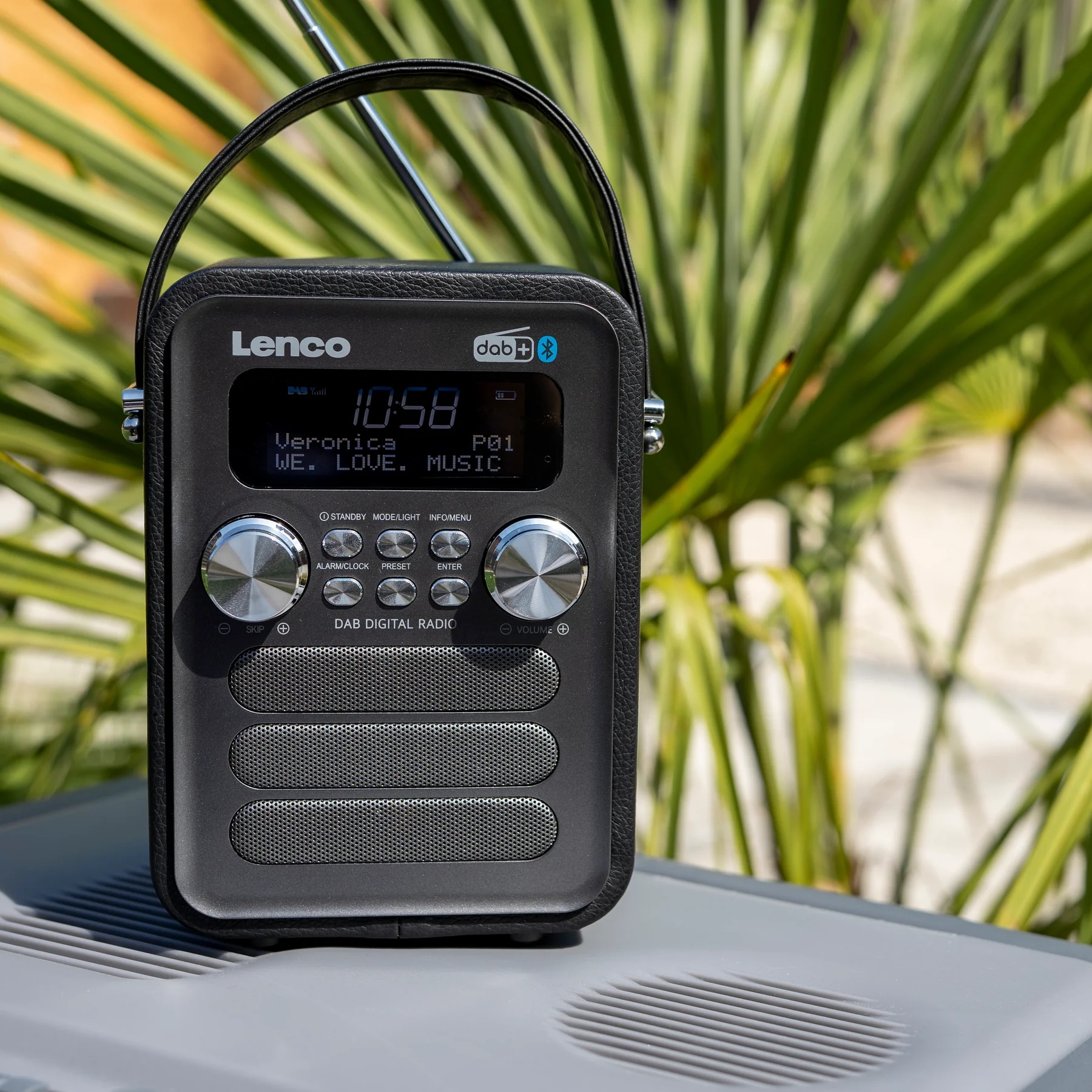 Lenco Digitalradio (DAB+) »PDR-051« (Bluetooth Digitalradio (DAB+) | FM-Tuner mit RDS ) mit Subwoofer, Bluetooth und Sleep-Timer