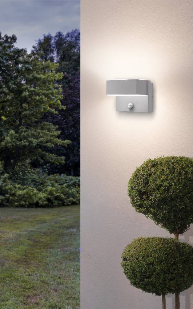 EGLO LED Außen-Wandleuchte »AZZINANO«, 2 flammig, Leuchtmittel LED-Board | LED fest integriert, 6M Reichweite, Licht nach oben und unten, Außenlampe, Outdoor Lampe