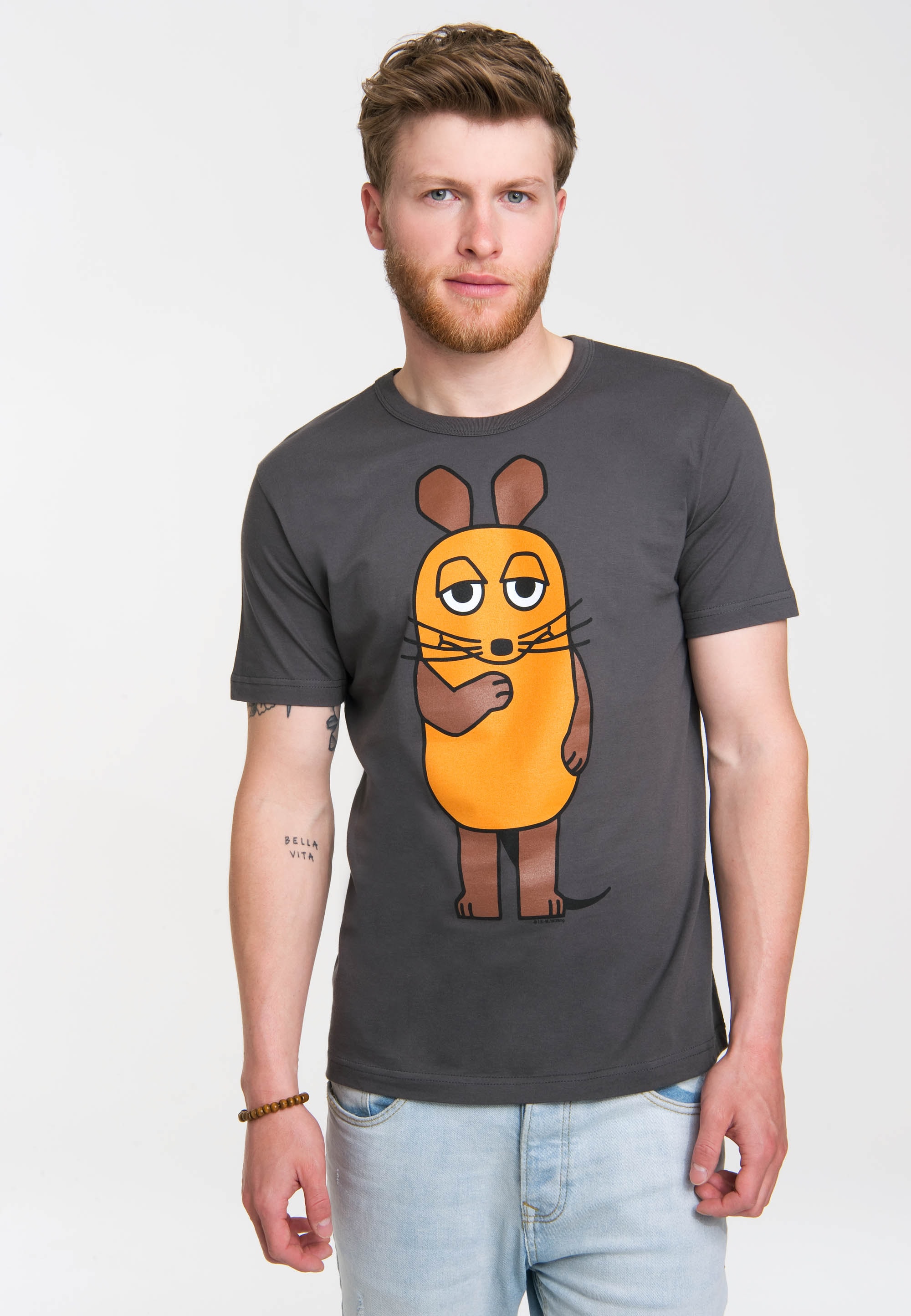LOGOSHIRT T-Shirt mit Die Sendung mit der Maus-Print