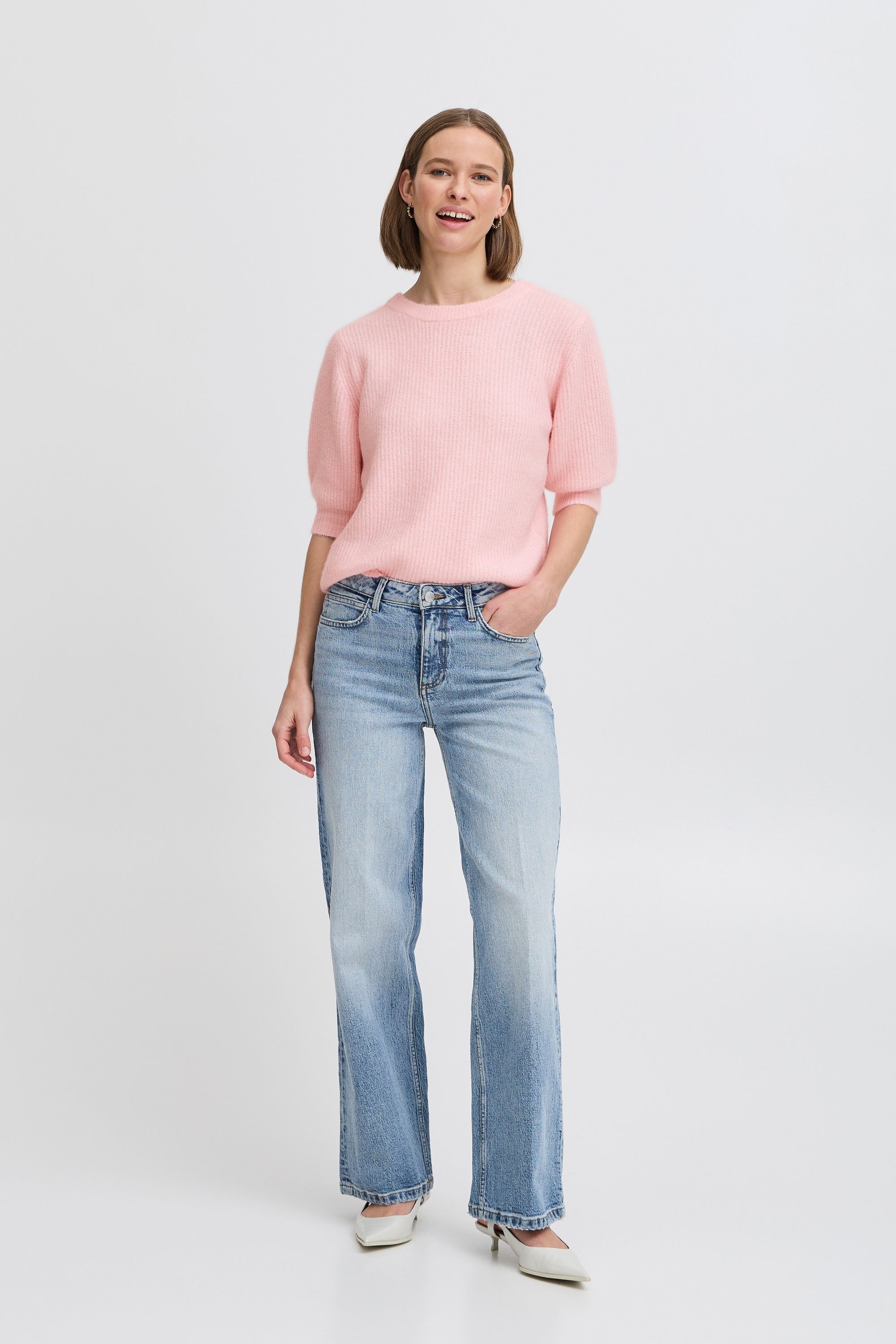 b.young Strickfleece-Pullover »Strickpullover BYOMEA«