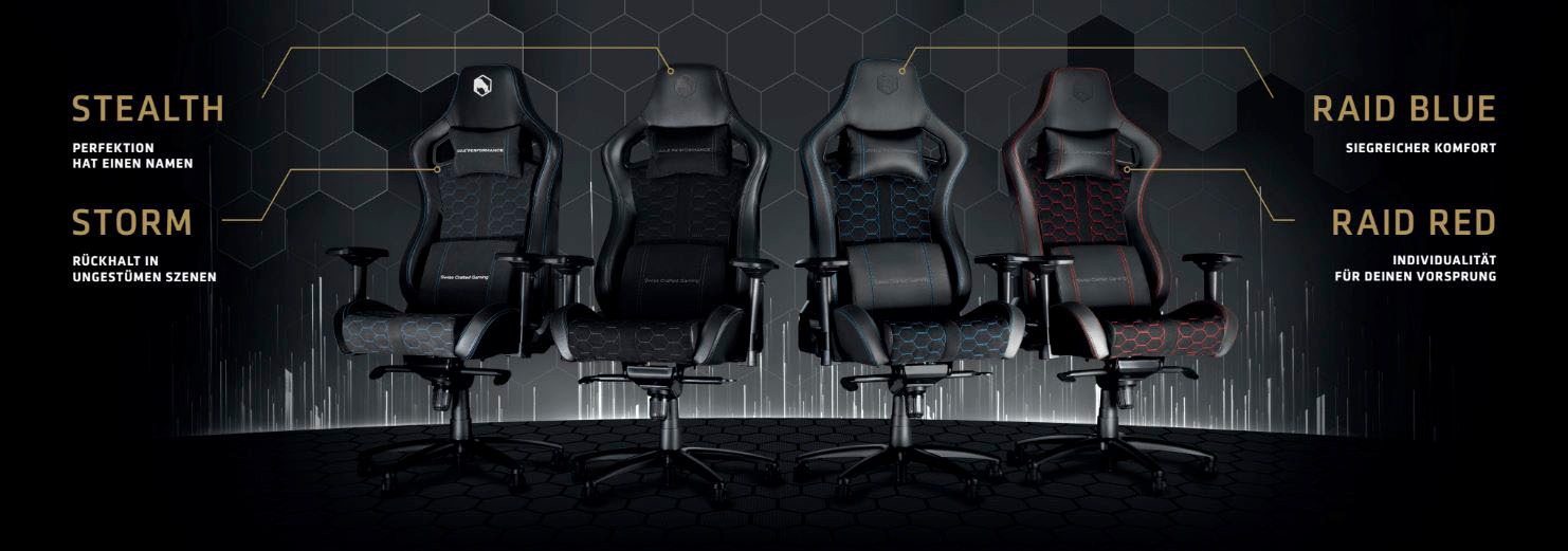Joule Performance Gaming-Stuhl »Alcantara«, WERTIGES ECHTLEDER