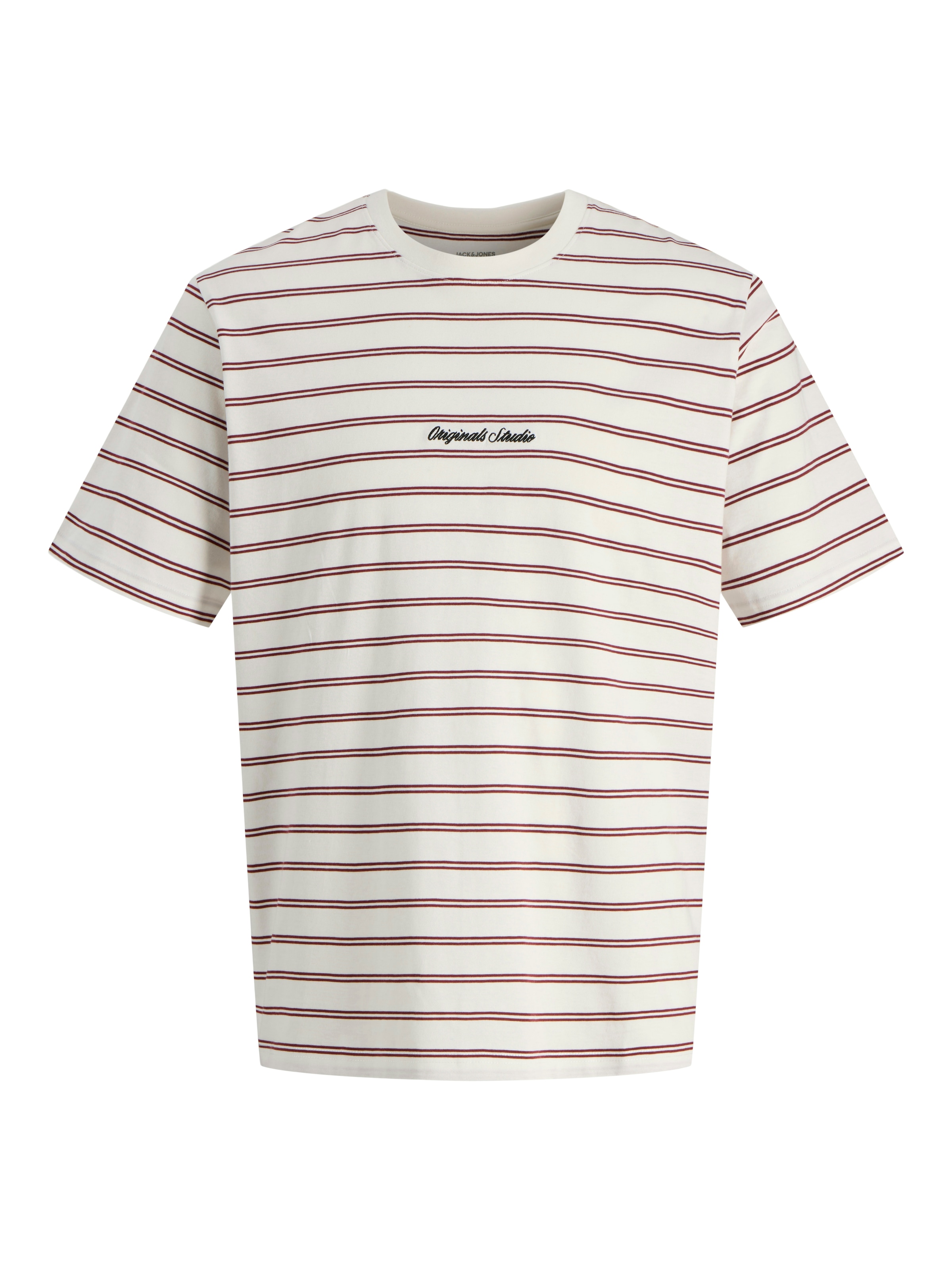Jack & Jones T-Shirt »JORNORREBRO STRIPE TEE SS CN LN« Baumwolle, relaxed fit