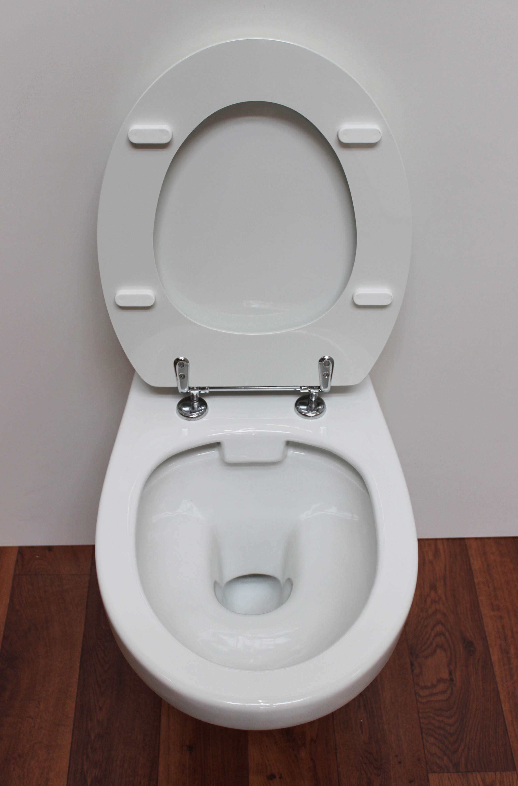 ADOB WC-Sitz »Blumen« mit messingverchromten Scharnieren