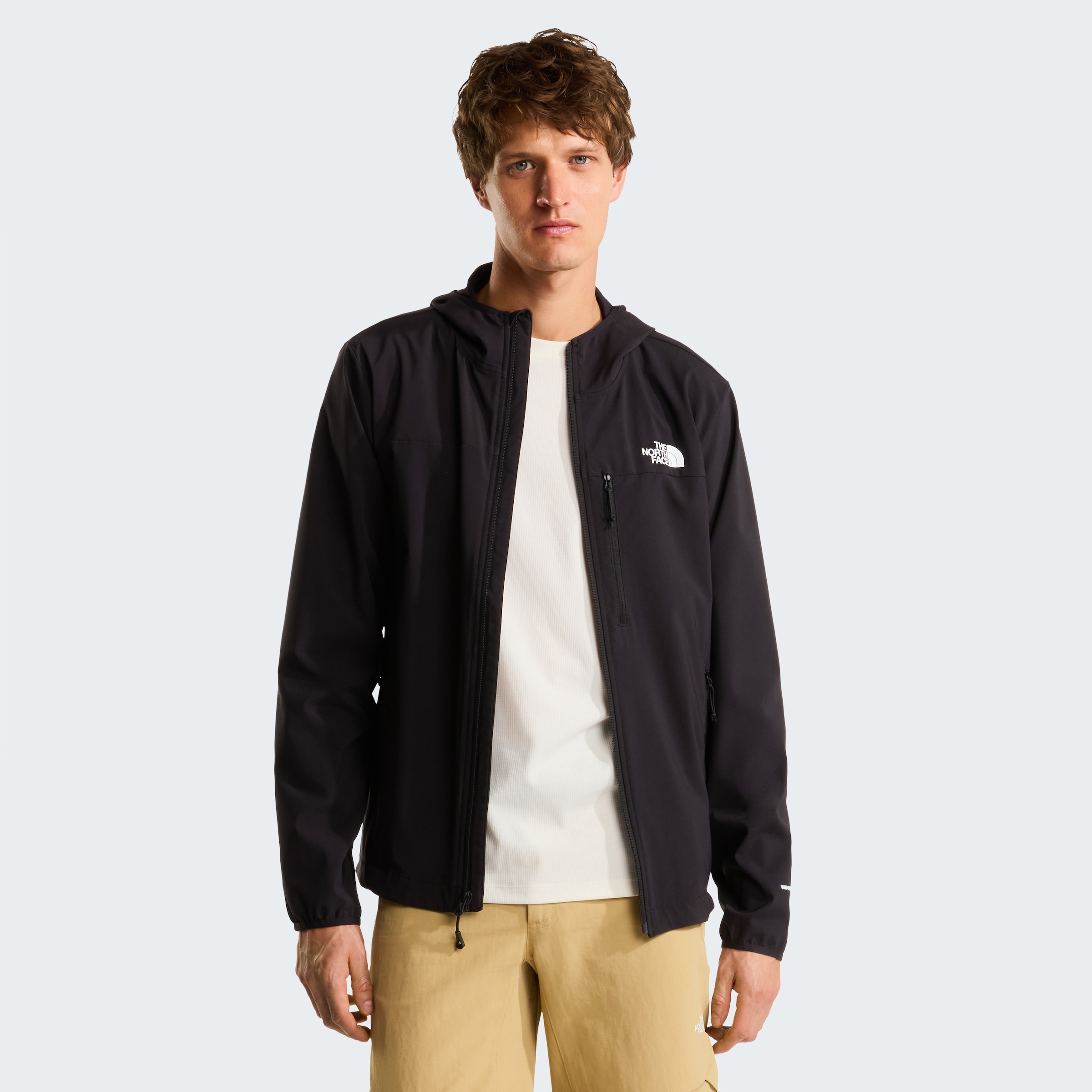 The North Face Softshelljacke »M NIMBLE HOODIE 2« sportlicher Stil, atmungsaktives Material, hochelastisch