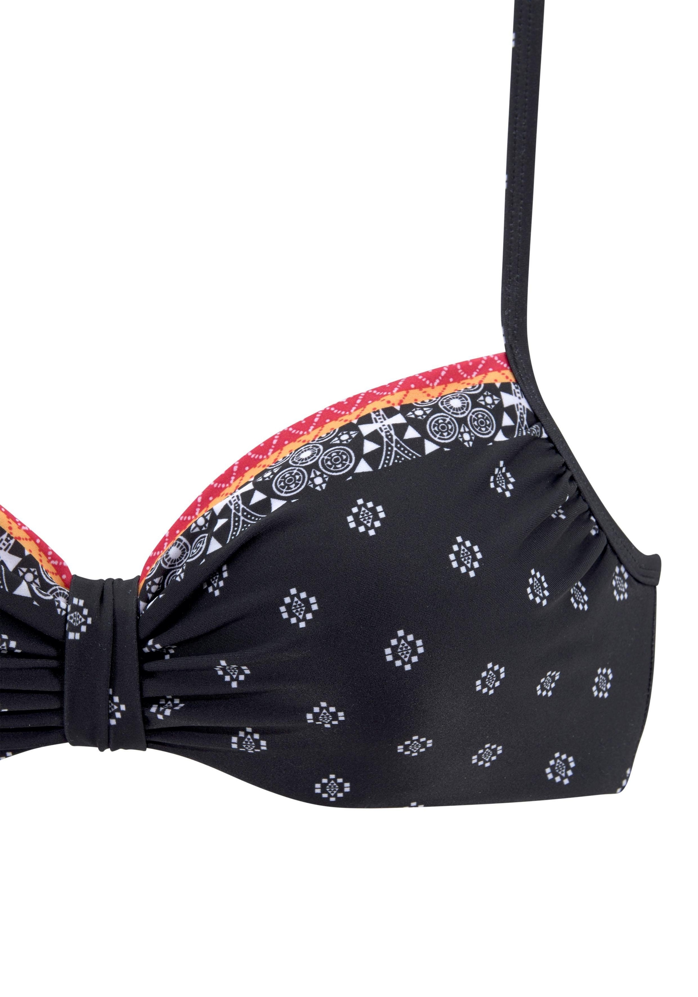 LASCANA Bügel-Bikini-Top »Kimer«, mit modernem Print
