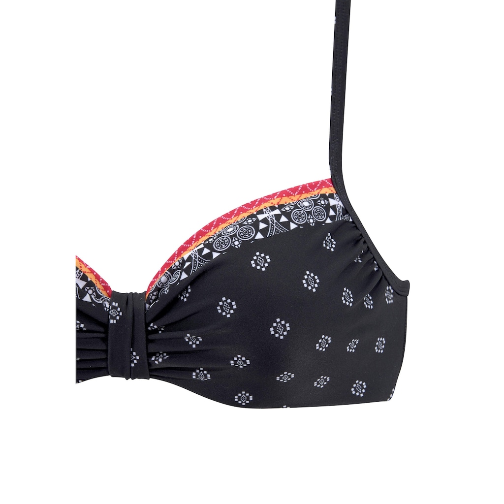 LASCANA Bügel-Bikini-Top »Kimer«, mit modernem Print