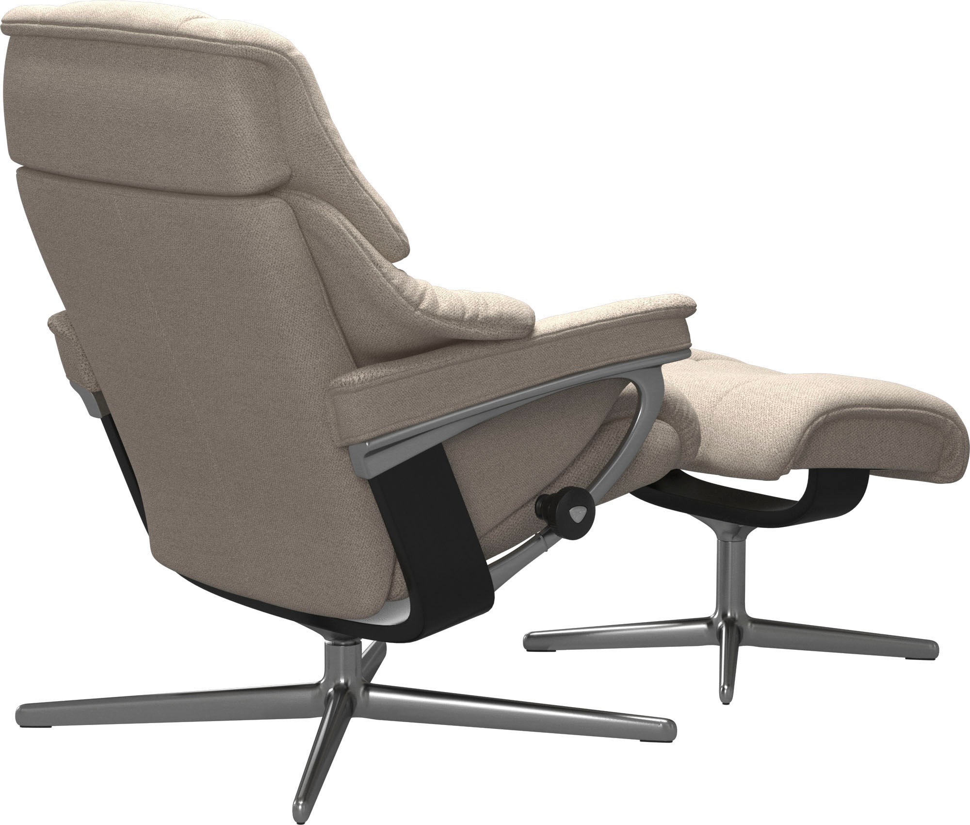 Stressless® Fußhocker »Reno«, mit Cross Base, Größe S, M & L, Holzakzent Schwarz