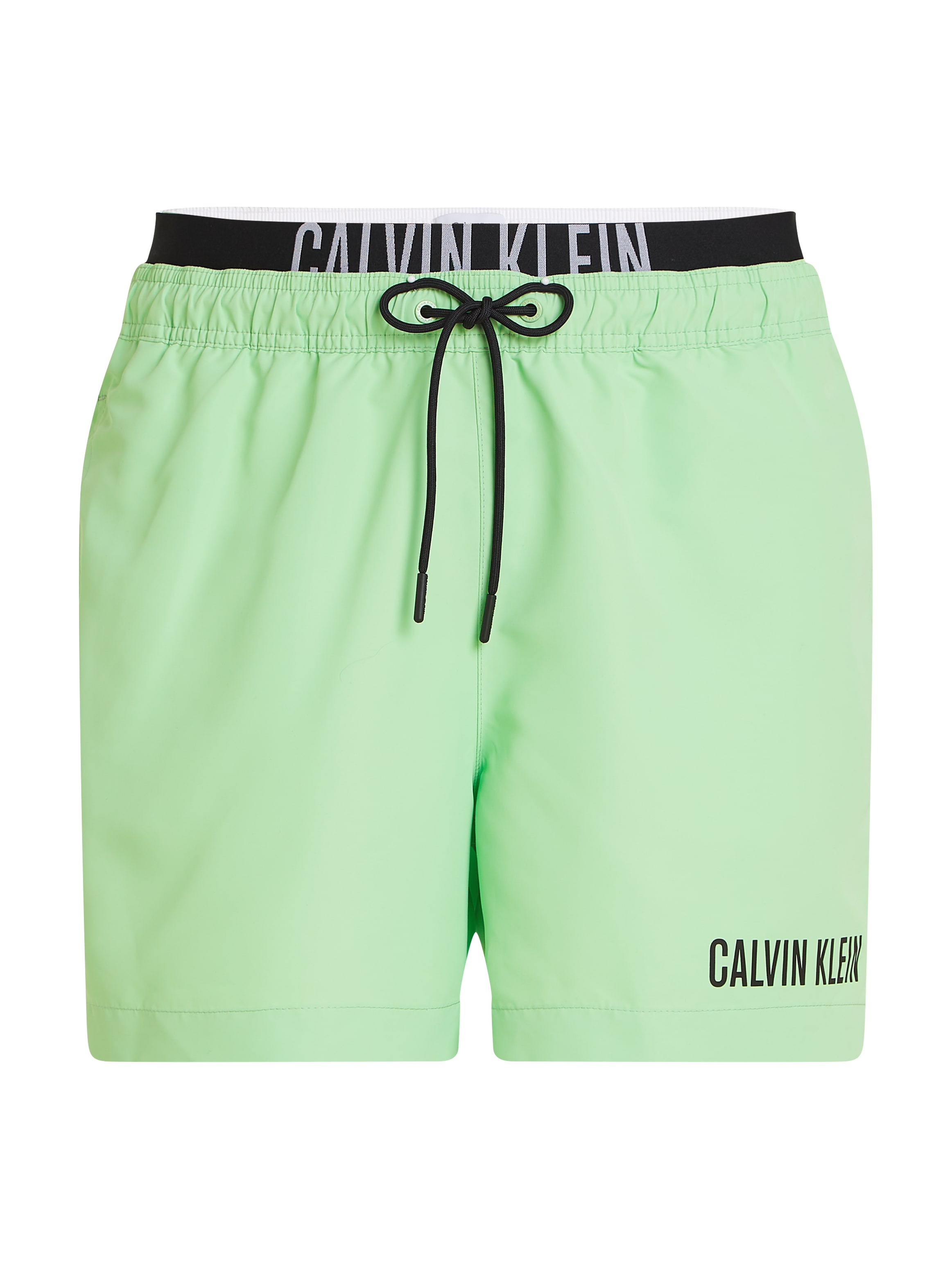 Calvin Klein Swimwear Badeshorts »MEDIUM DOUBLE WB«, mit doppeltem Bund