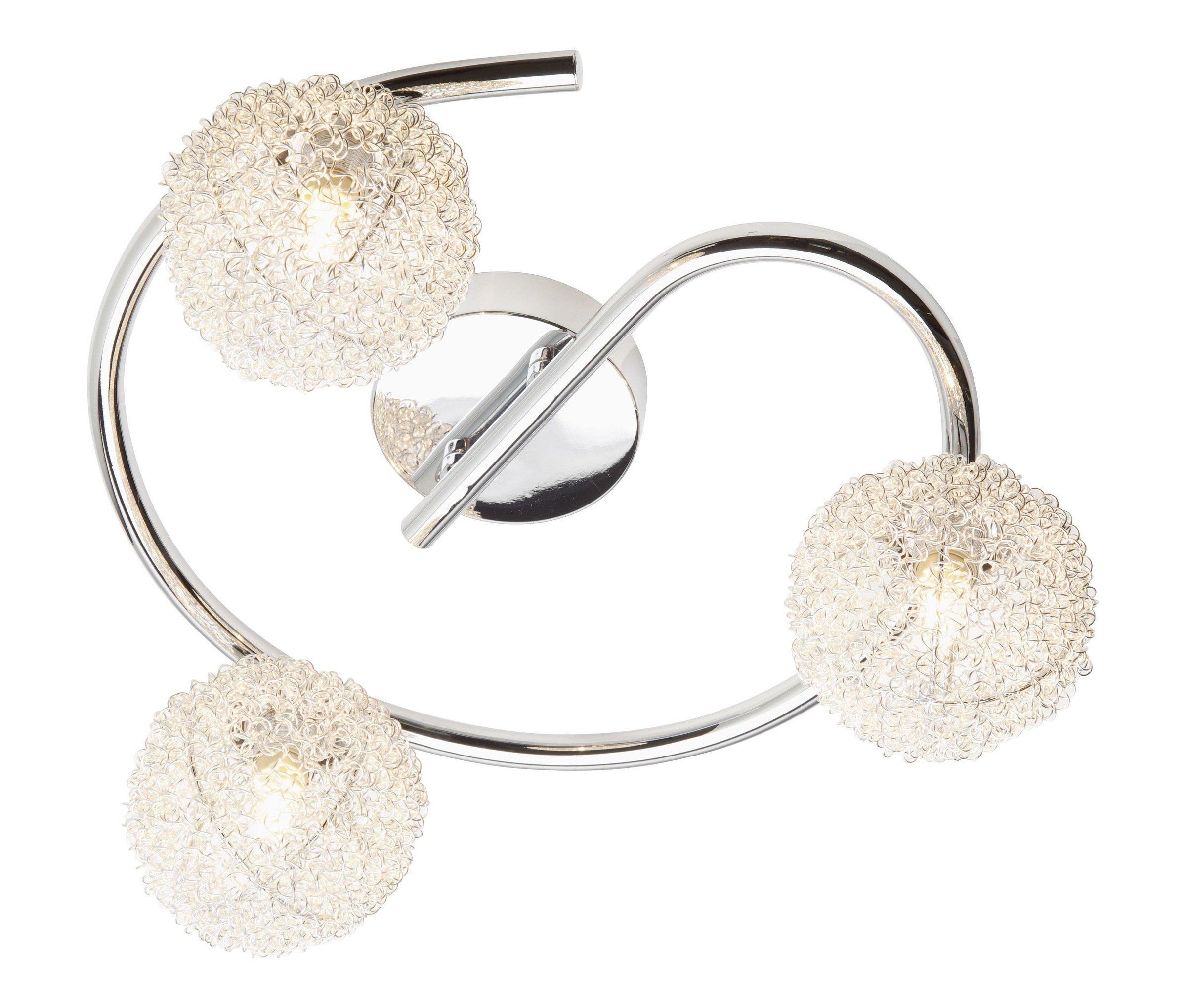 Brilliant Leuchten Belis Spotspirale 3flg chrom