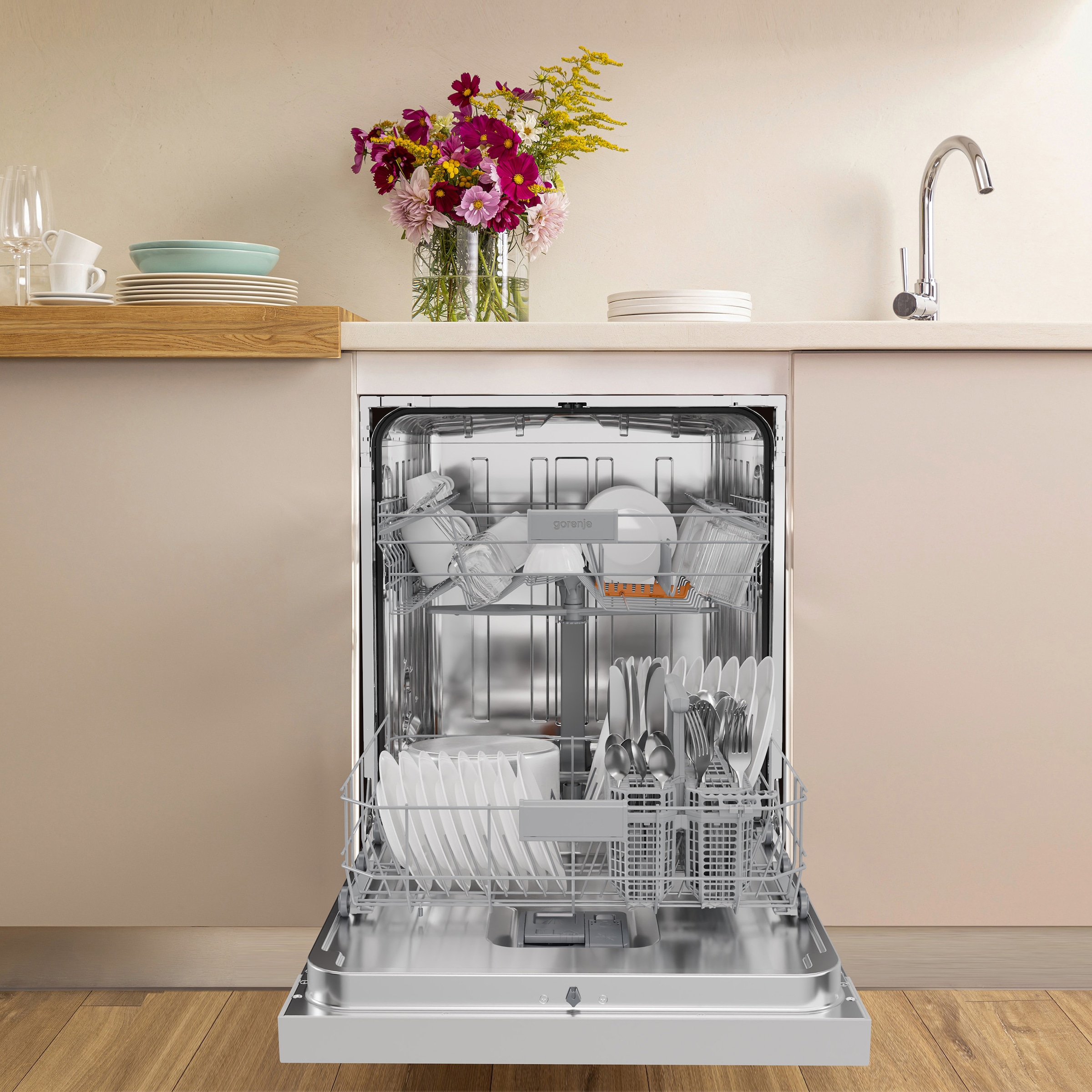 GORENJE Unterbaugeschirrspüler »GU642D90X« 9,5 l 14 Maßgedecke TotalAquaStop