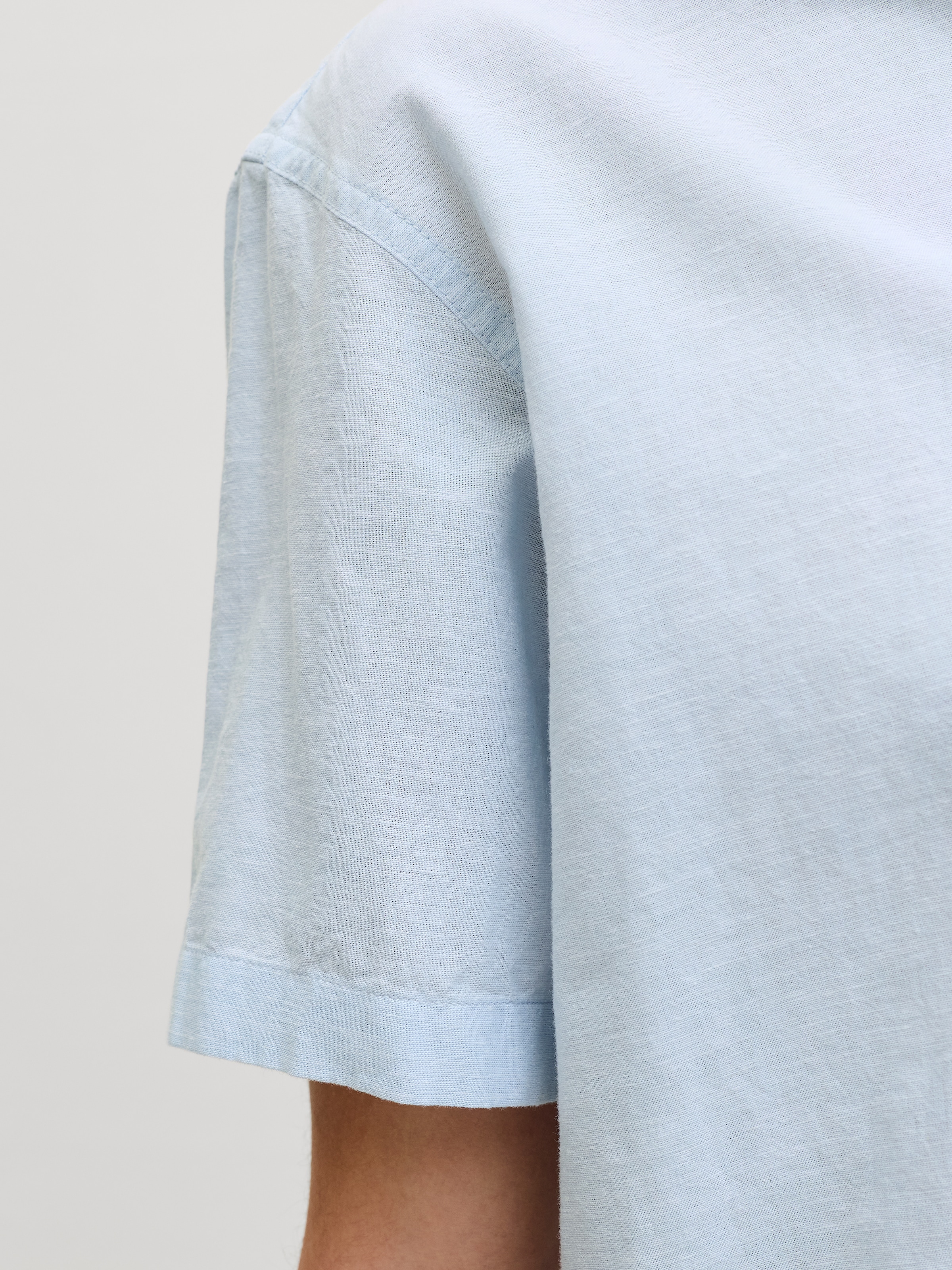 Jack & Jones Kurzarmhemd »JJEBREEZE LINEN BLEND SHIRT S/S SN« mit Leinen