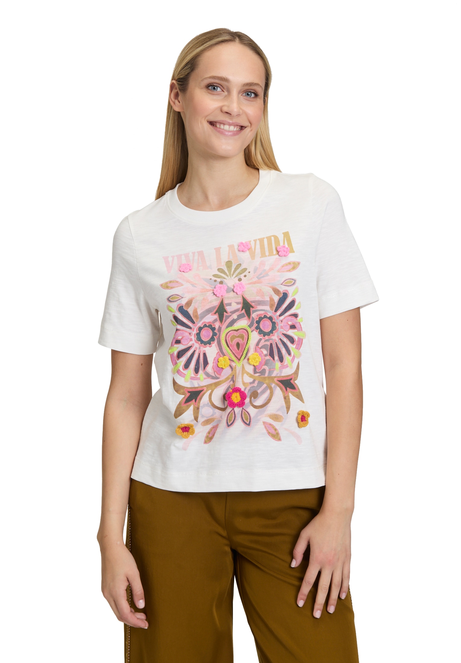 Cartoon Langarmshirt »Printshirt mit Rundhalsausschnitt«