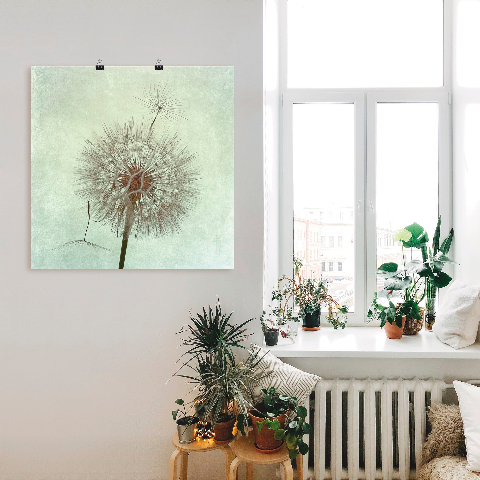 Artland Wandbild »Pusteblume II«, Blumen, (1 St.), als Leinwandbild, Poster, Wandaufkleber in verschied. Größen