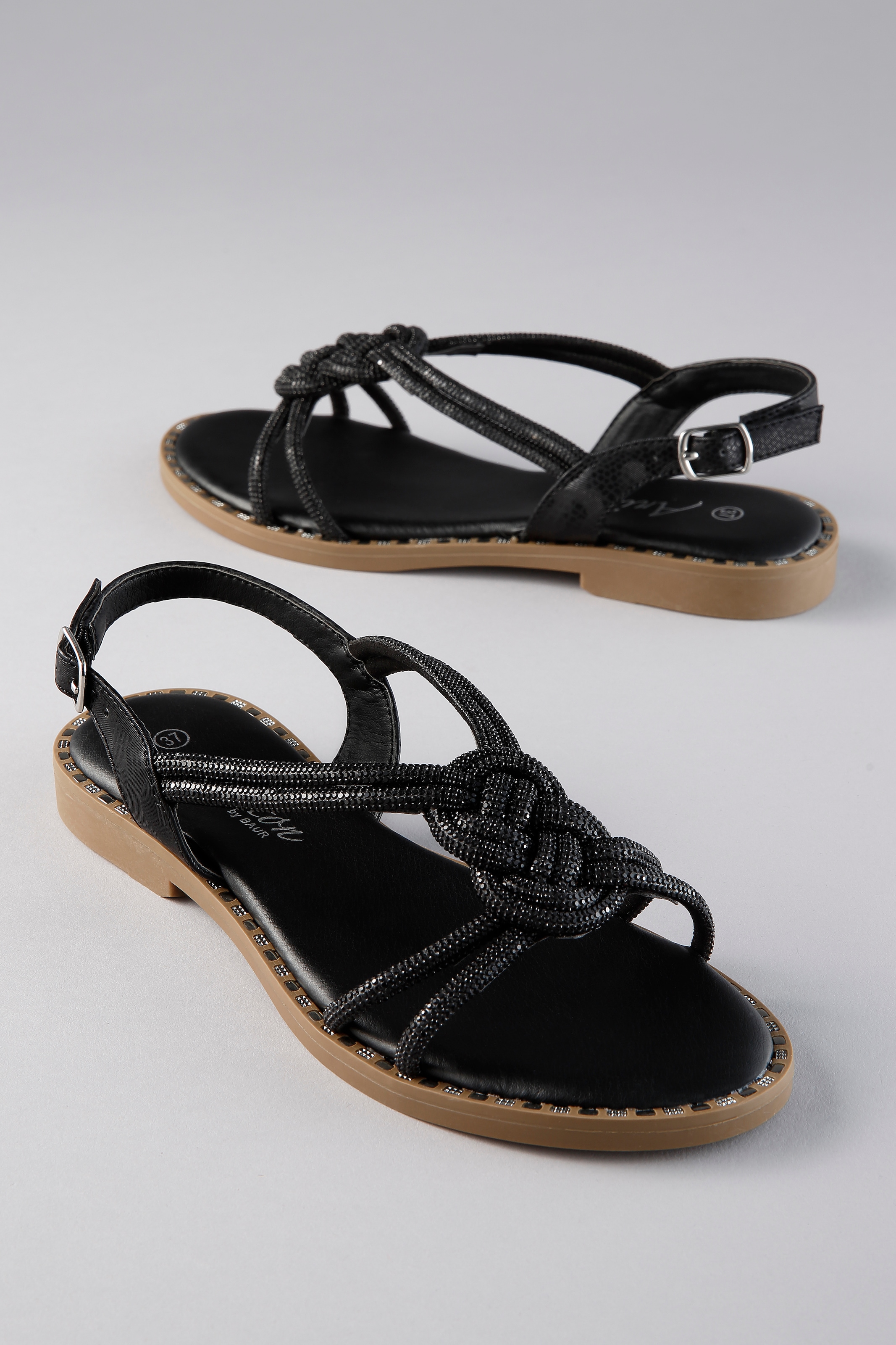 Aniston SHOES Sandale  Sommerschuh, Riemchensandale mit Glitzerdetails - NEUE KOLLEKTION