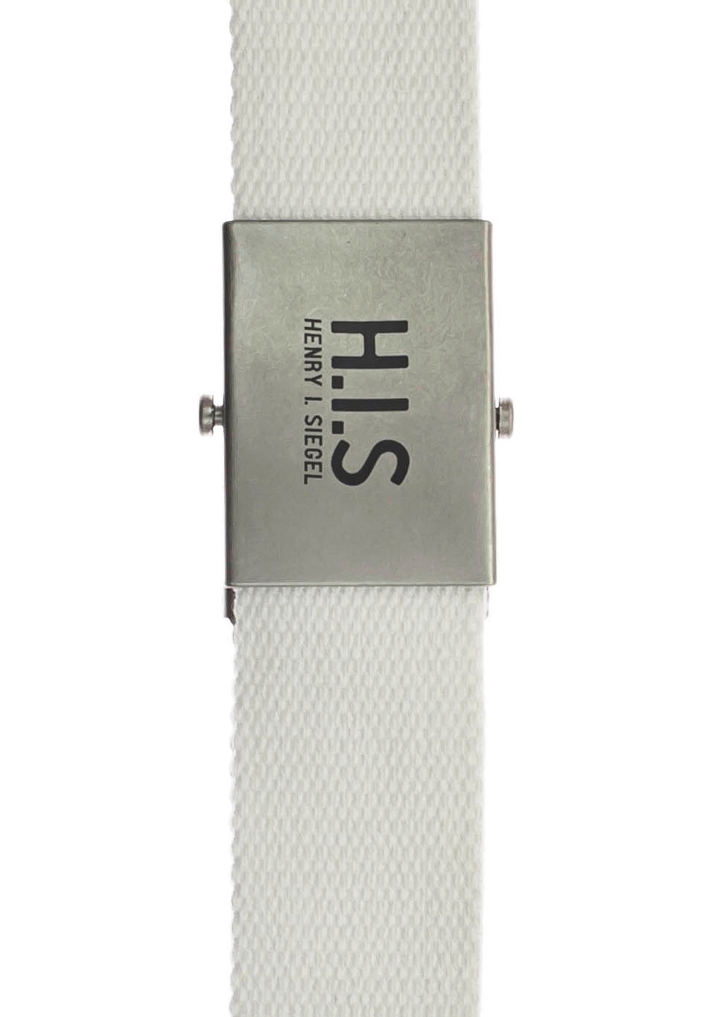 H.I.S Stoffgürtel, Bandgürtel mit H.I.S Logo auf der Koppelschließe