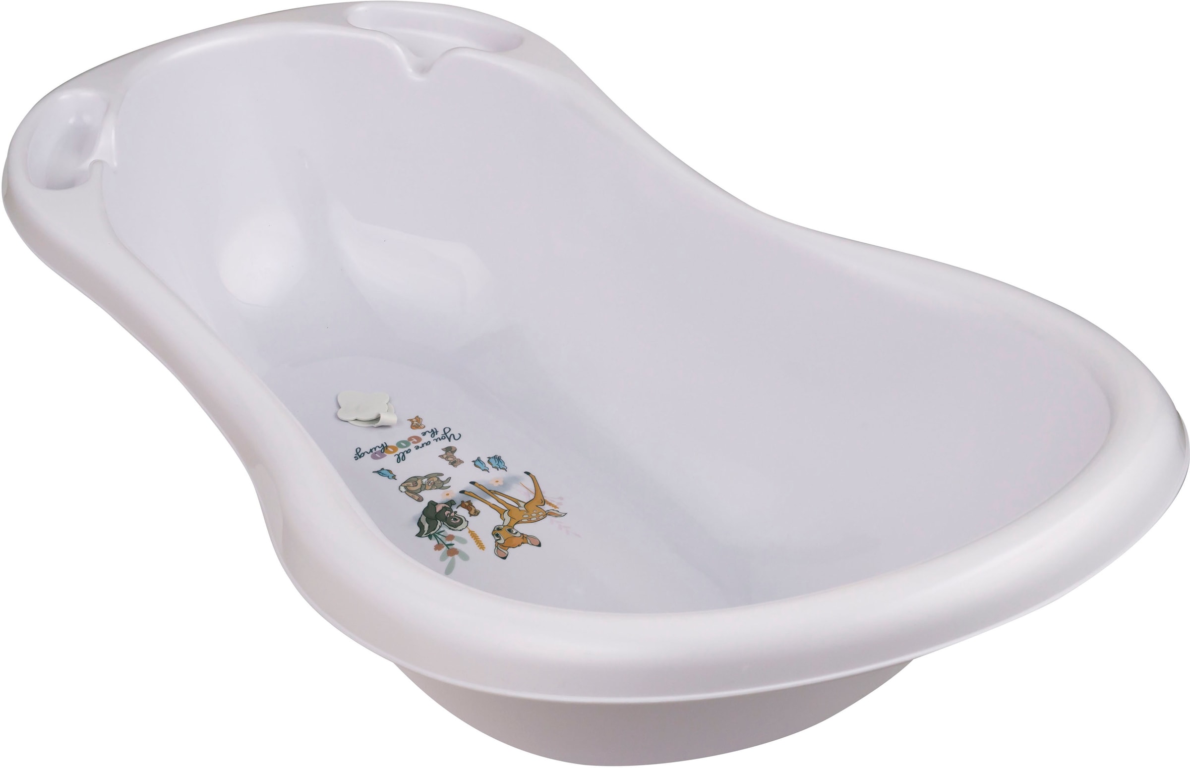 keeeper Babybadewanne »Maria - Bambi, nordic white«, mit Stöpsel, Made in Europe
