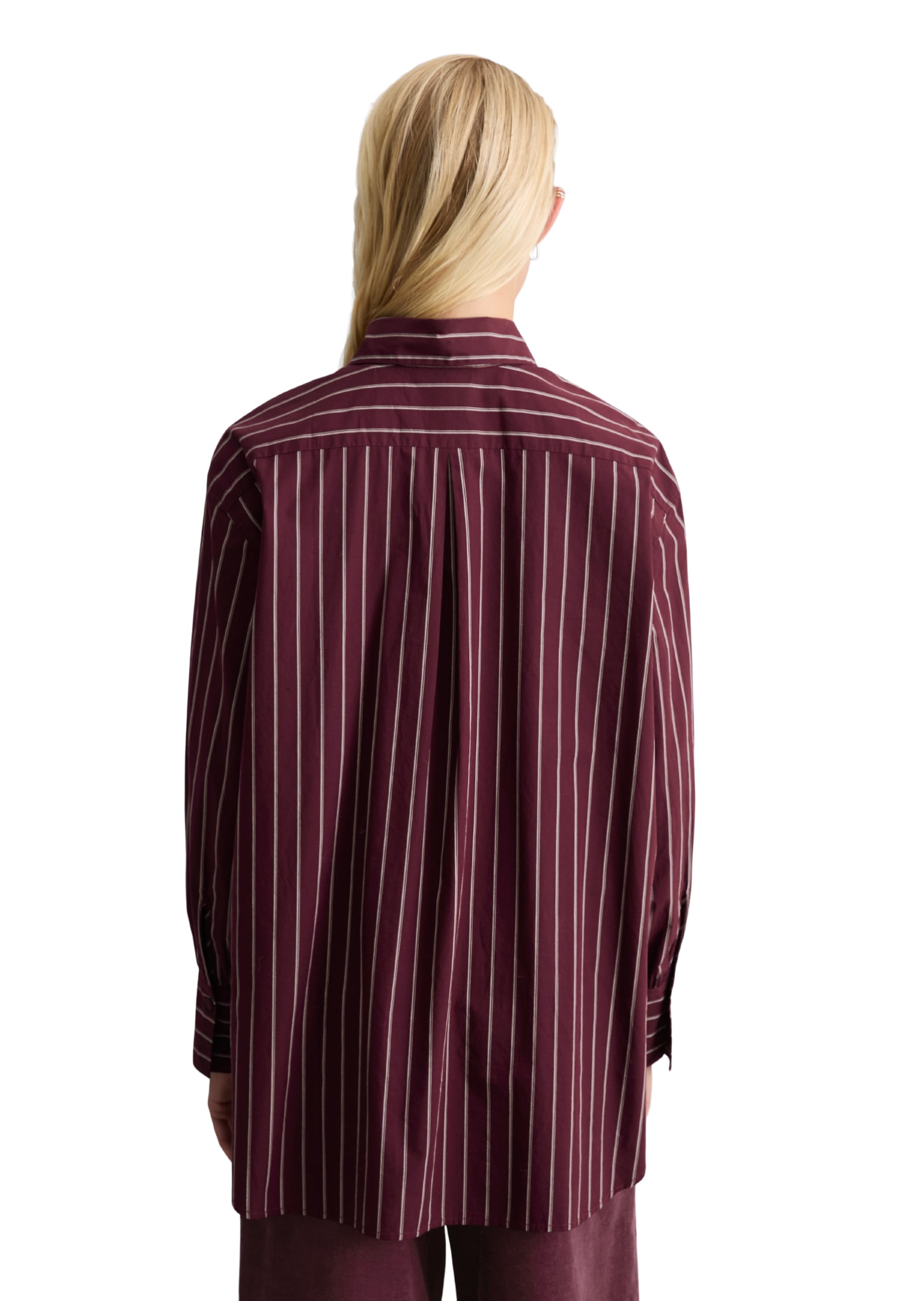 Marc O'Polo DENIM Hemdbluse aus Papertouch-Popeline, Loose Fit