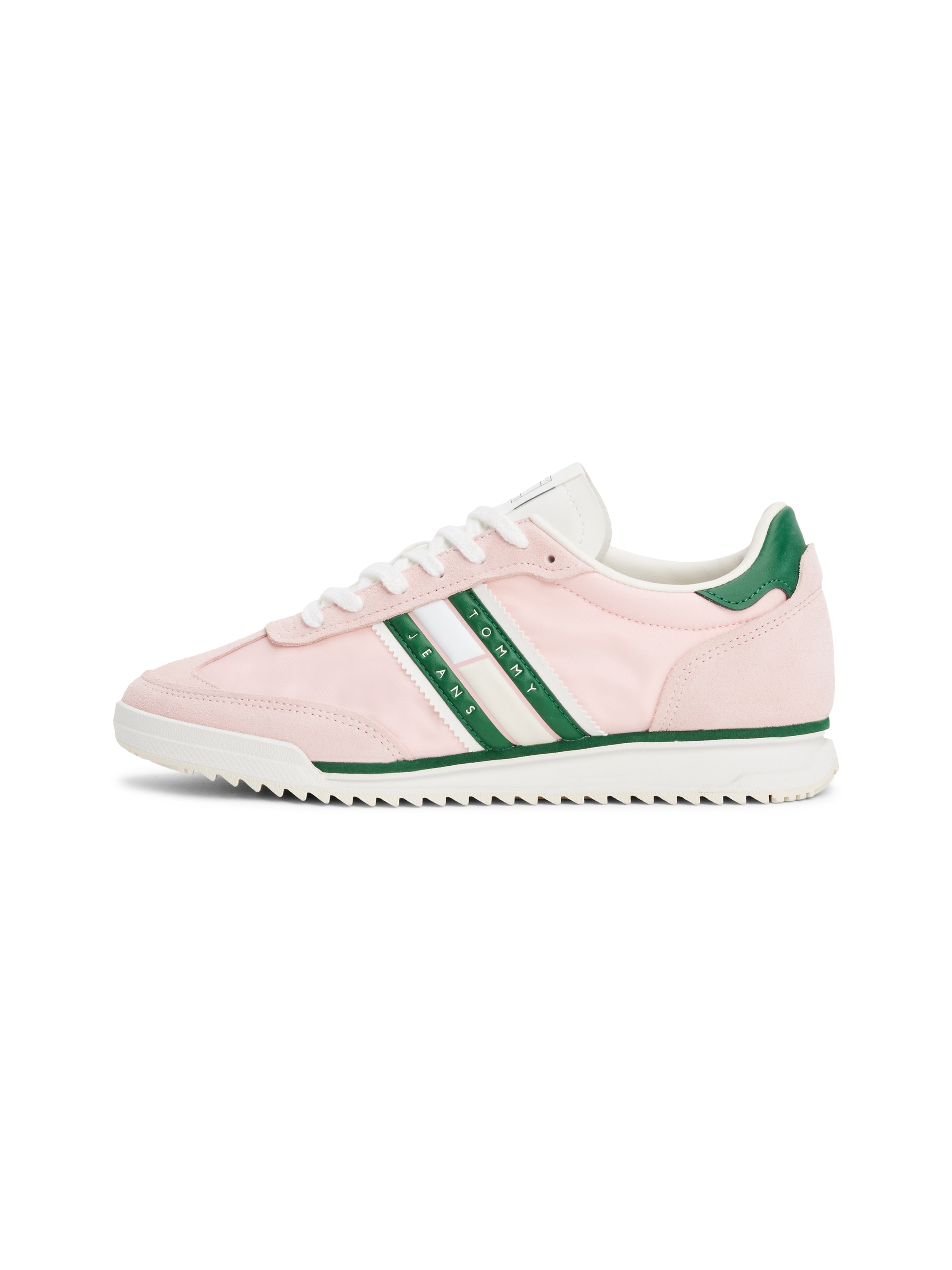 Tommy Jeans Keilsneaker »TJW RETRO RUNNER CLEATED«, Freizeitschuh, Halbschuh, Schnürschuh mit Logoschriftzug