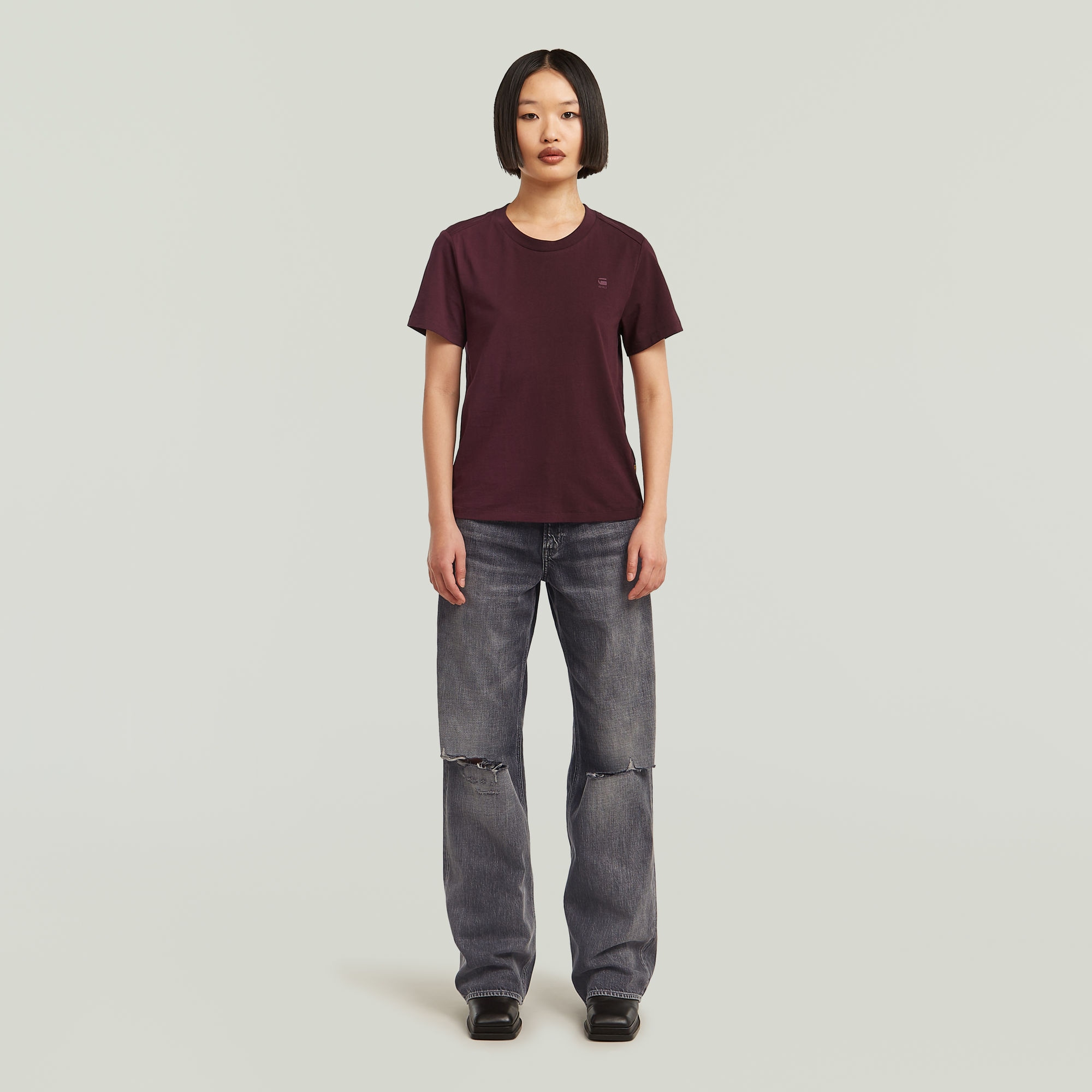 G-STAR T-Shirt »Nifous«, mit kleiner Logo-Stickerei