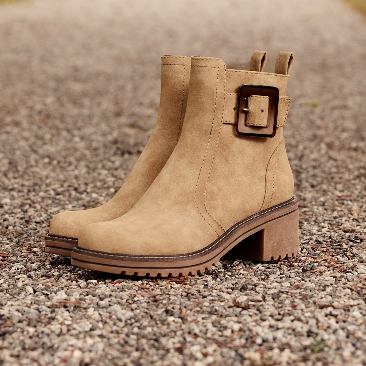 MARCO TOZZI Stiefelette  Blockabstz, Herbstboots in veganer Verarbeitung