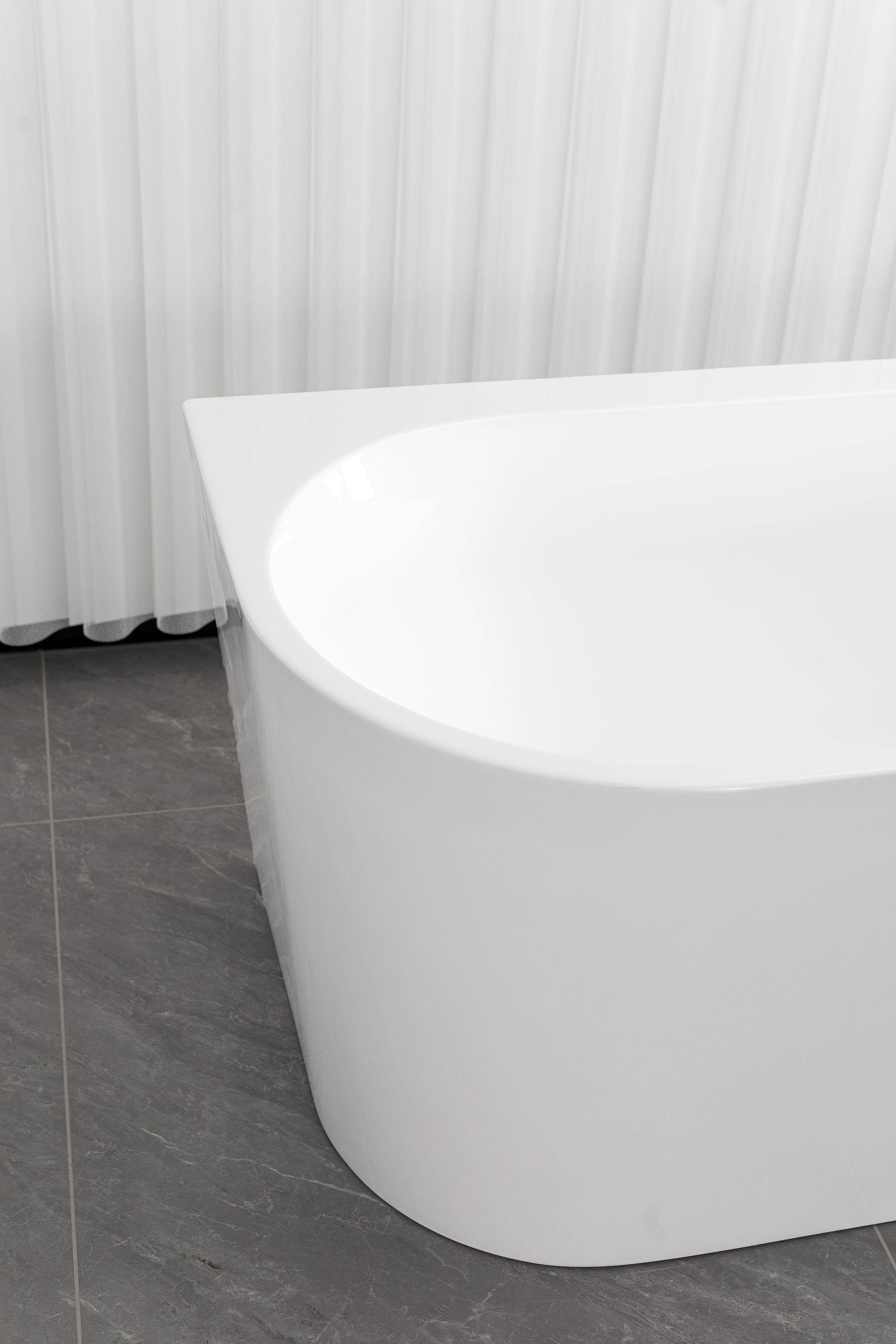 Sanotechnik Badewanne »LUMA« Höhe 56 cm mit Ablaufstöpsel | verstellbare Füße | Überlauf 160cm, Acryl Badewanne rechts