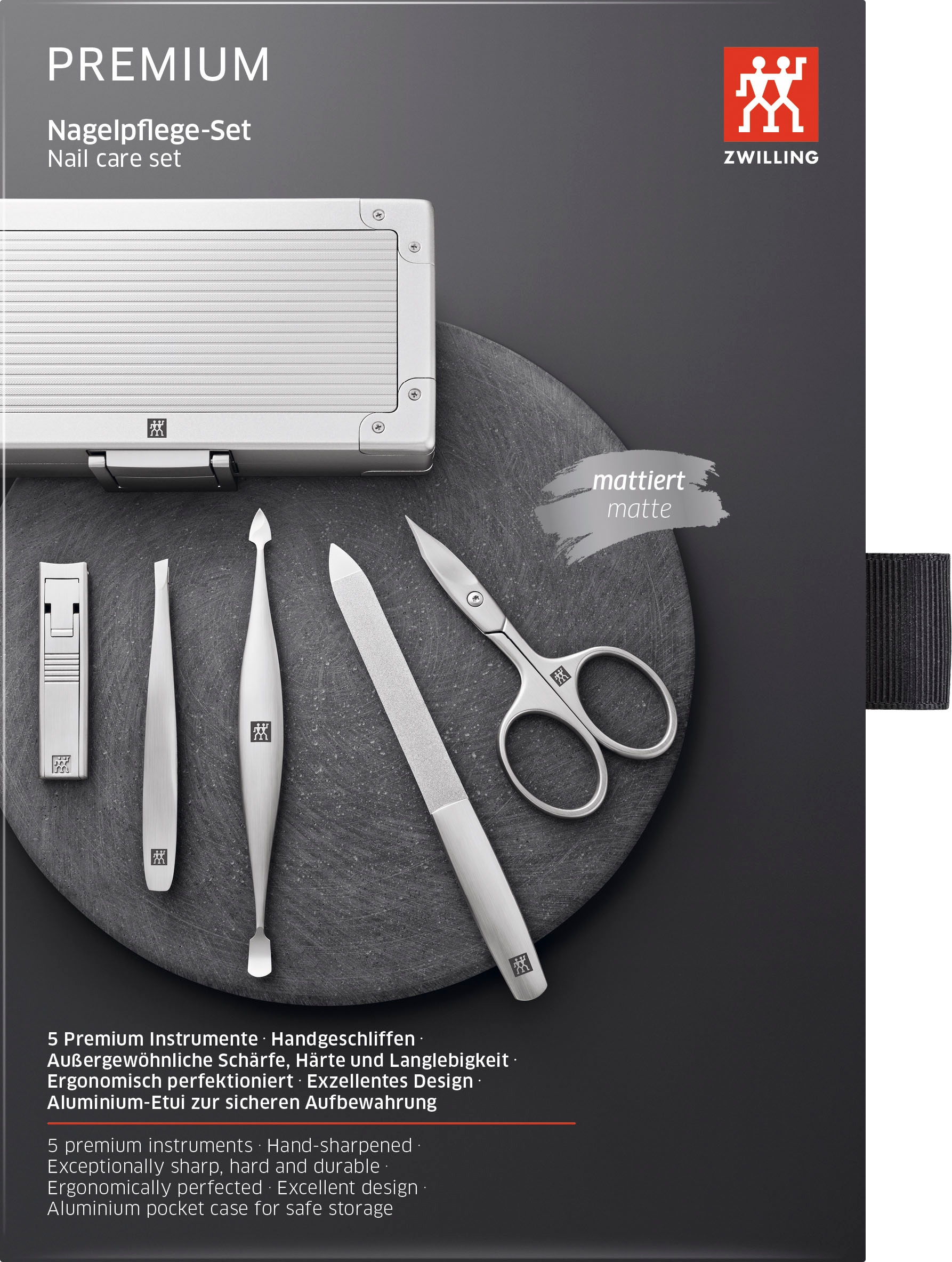Zwilling Maniküre-Etui »Aluminium«