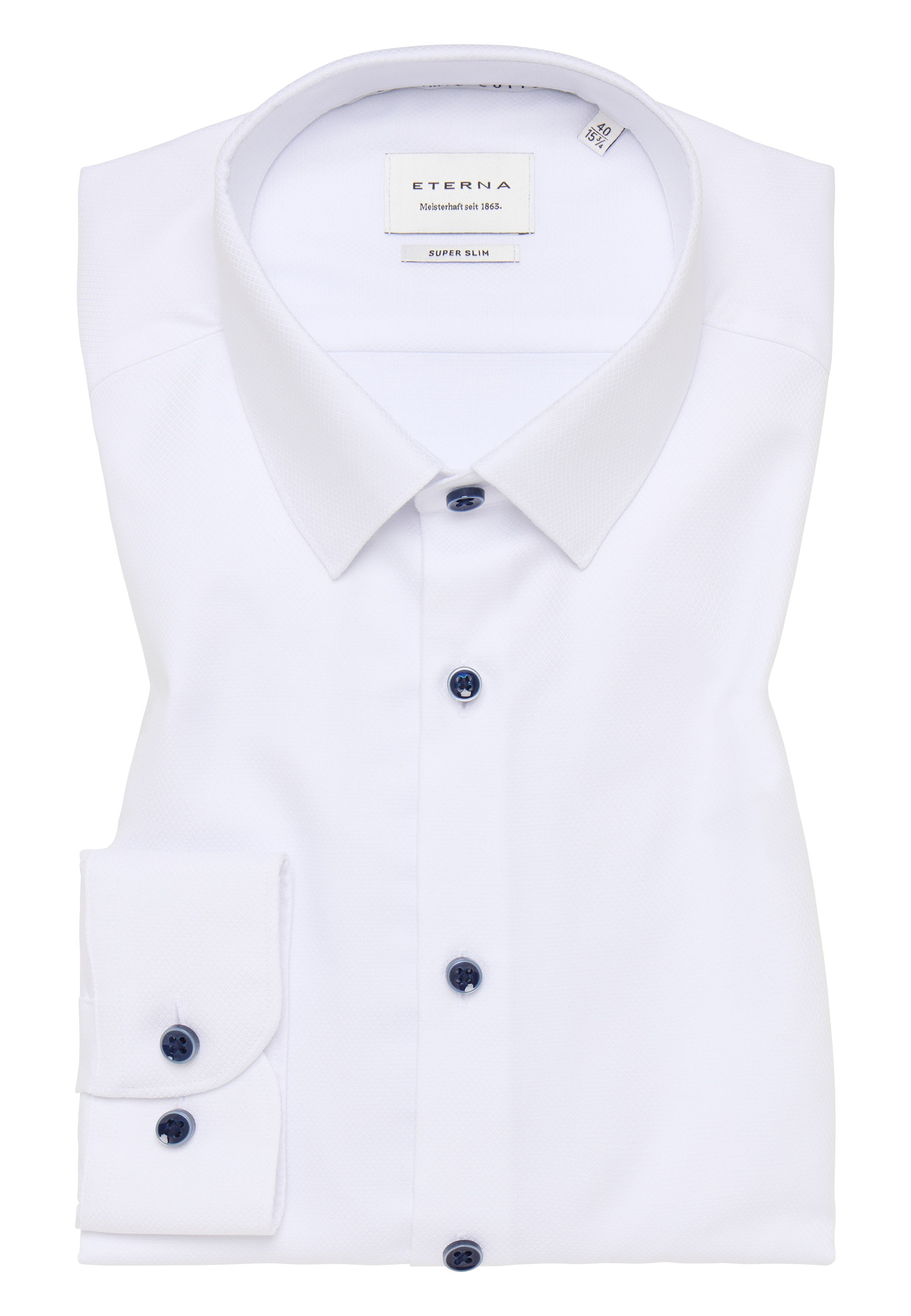 Eterna Langarmhemd »SUPER SLIM«, NON IRON (bügelfrei)