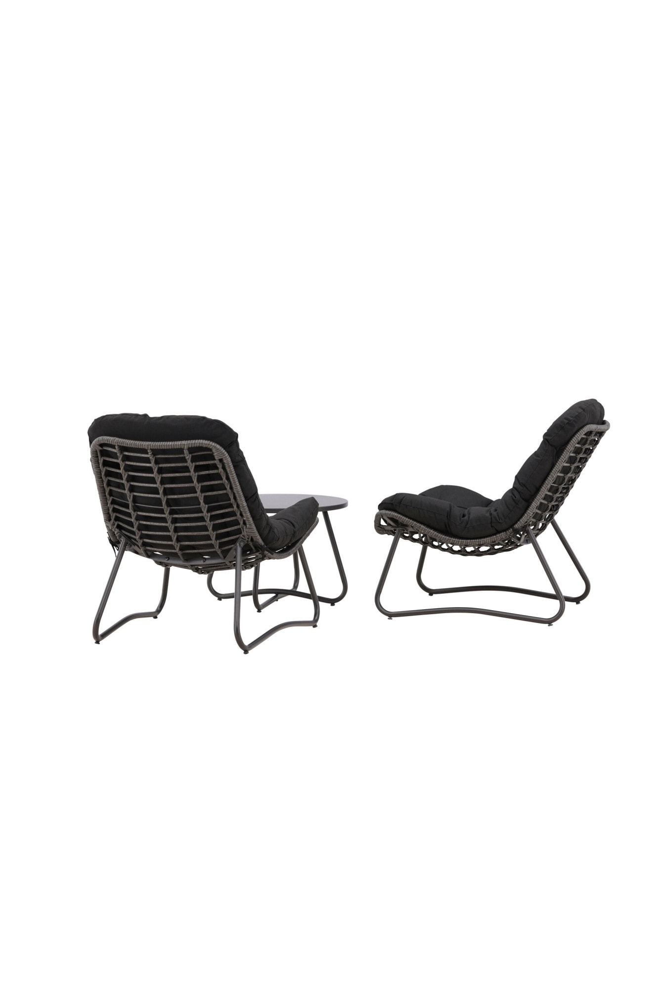 Venture Home Gartenlounge-Set »Cala, großzügiges Outdoor-Set für hohen Sitzkomfort« 3 tlg. Loungemöbel rund, Stoffbezug, angenehm, weich