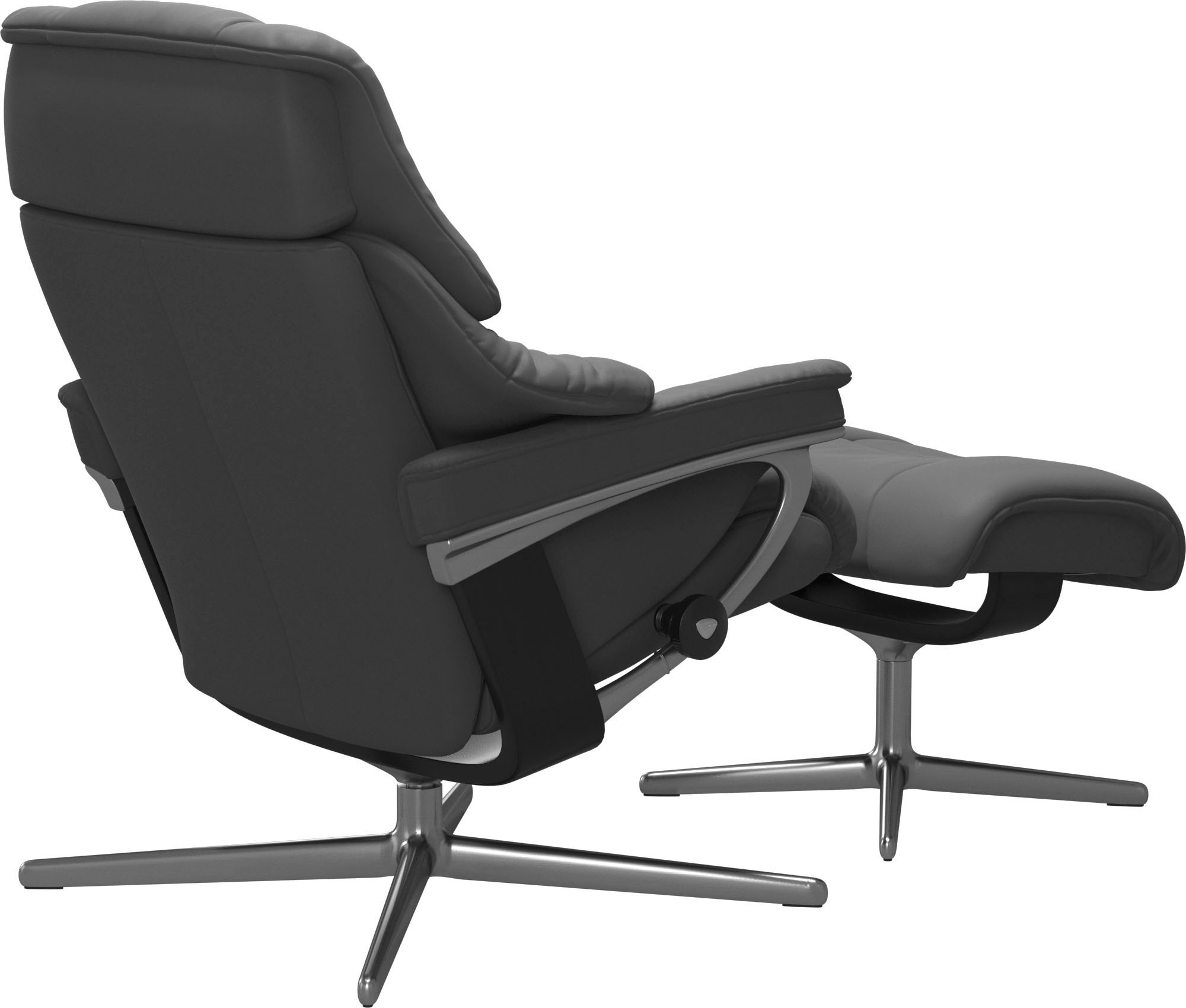 Stressless® Relaxsessel »Reno«, mit Cross Base, Größe S, M & L, Holzakzent Schwarz