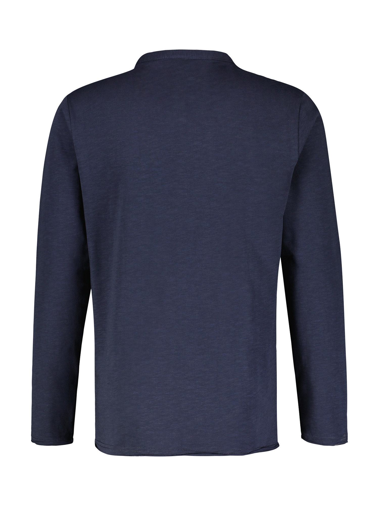 LERROS Langarmshirt »LERROS Slub-Jersey Serafino, Longsleeve«