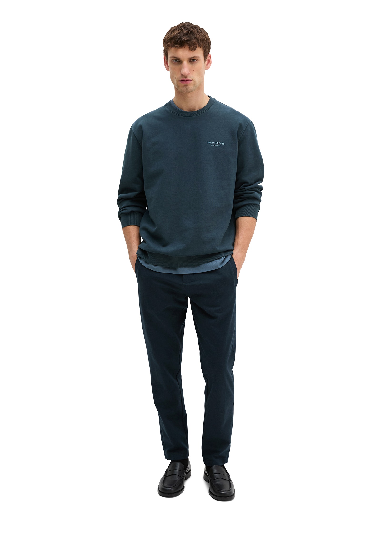 Marc O'Polo Sweatshirt , regular fit mit Logoprint auf der Rückseite
